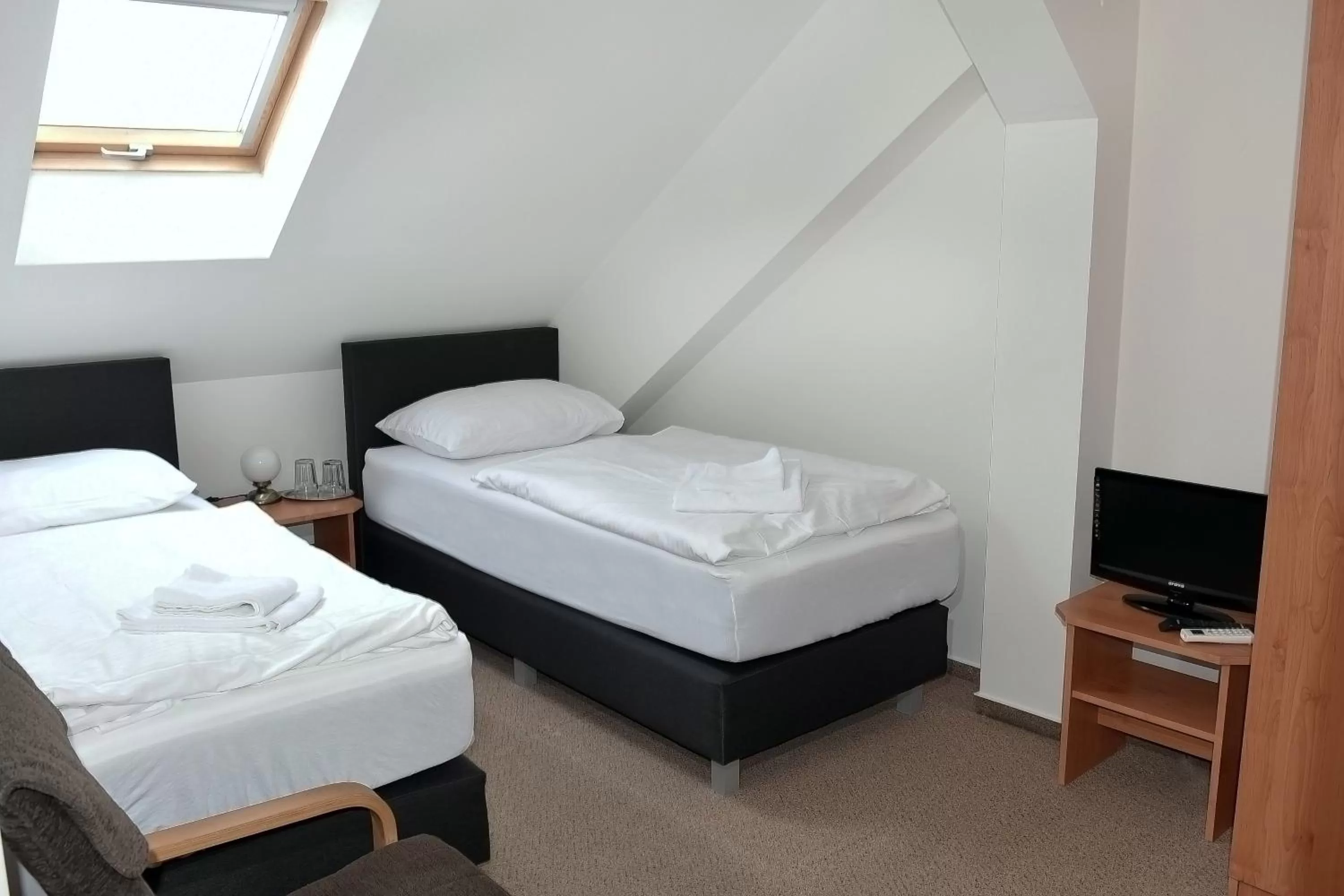 Bed in Hotel Bílý Koníček