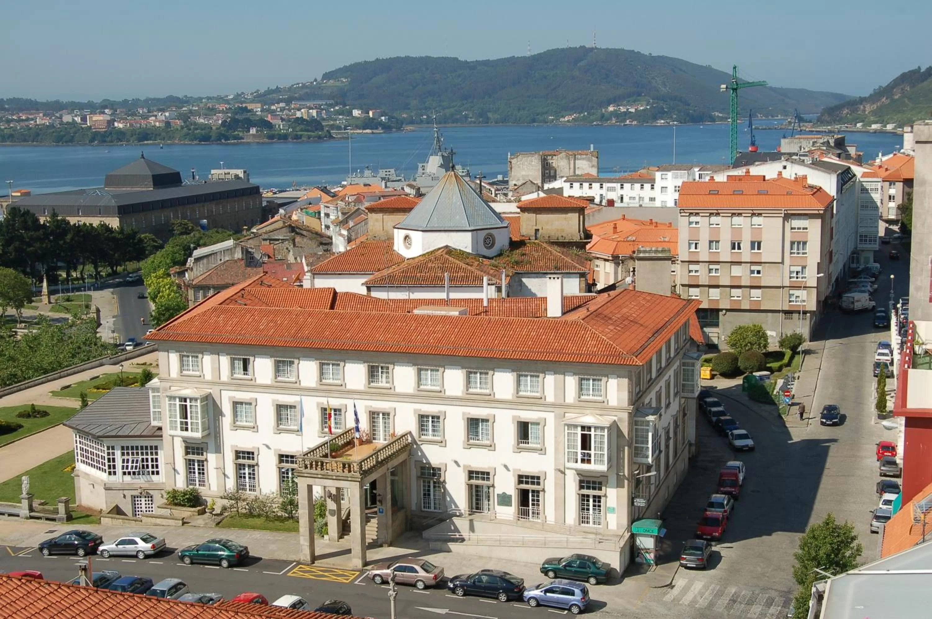 Bird's eye view in Parador de Ferrol