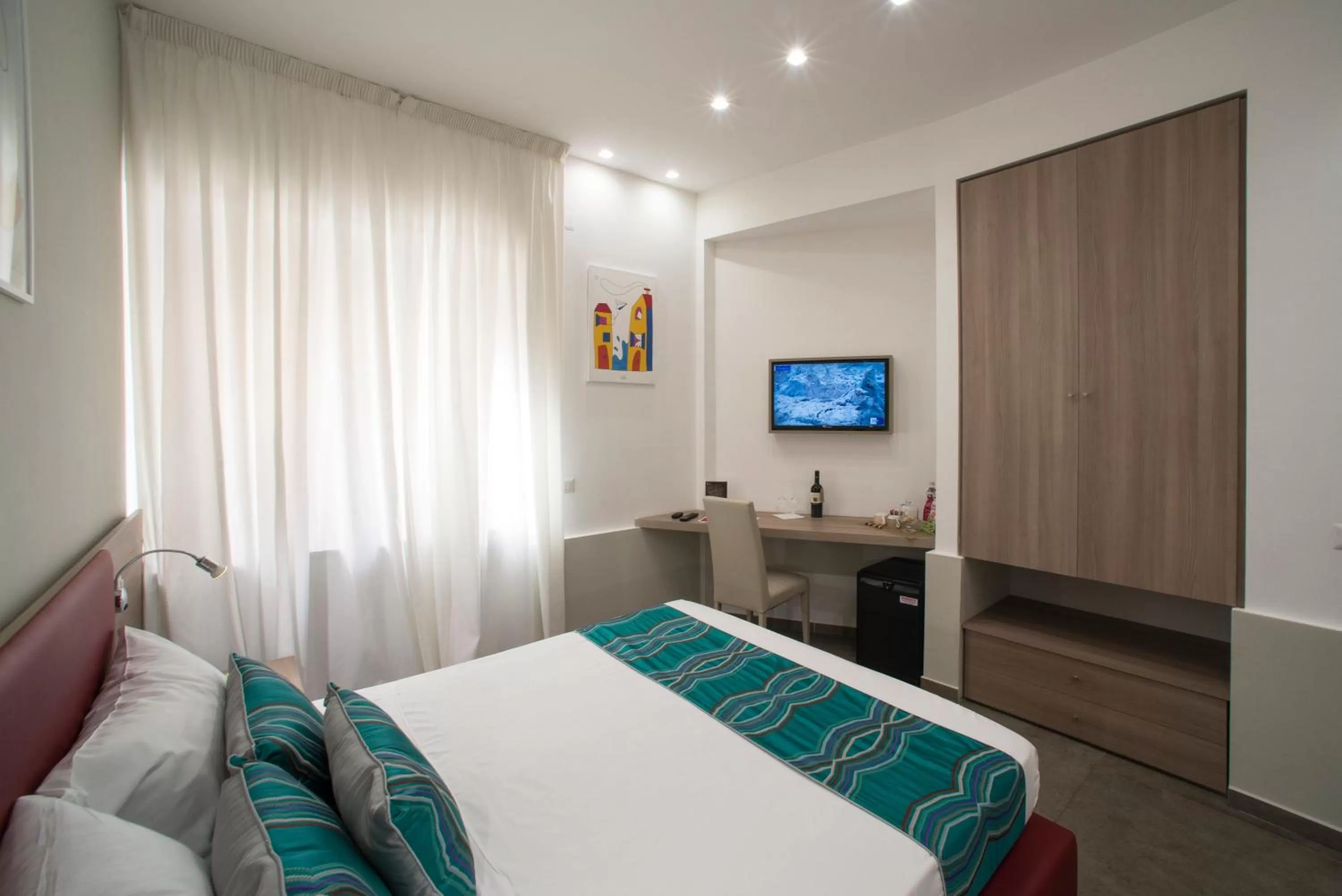 Bed in Regina Margherita Suite