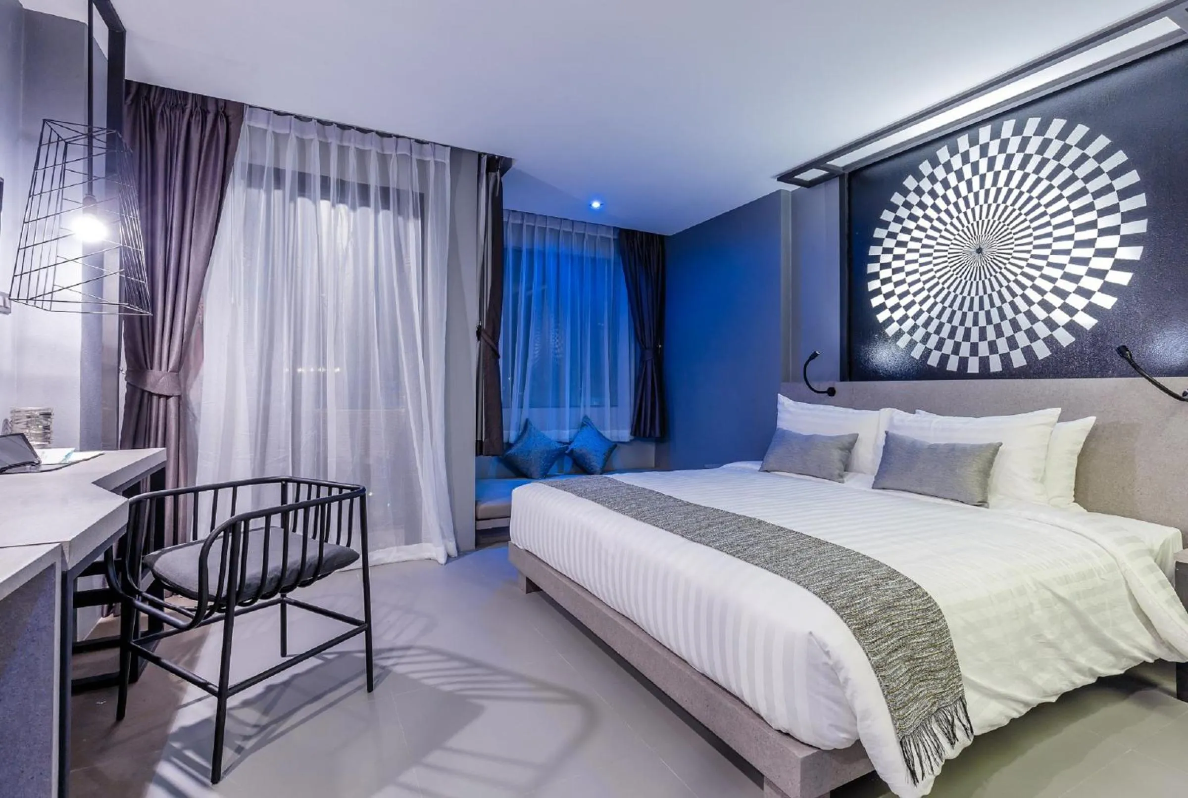 Bedroom, Bed in Mazi Design Hotel by Kalima