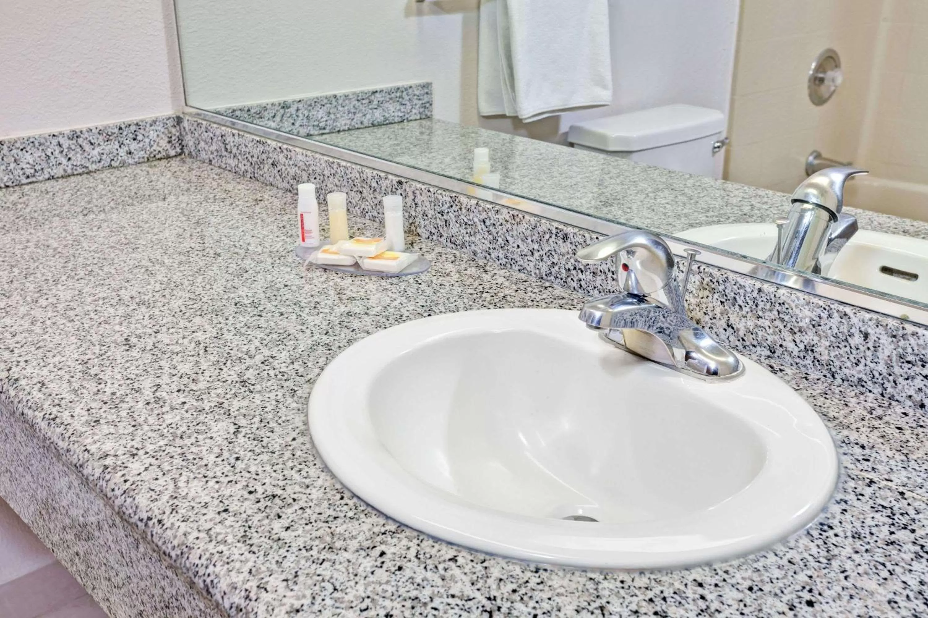 Bathroom in Days Inn & Suites by Wyndham Fullerton