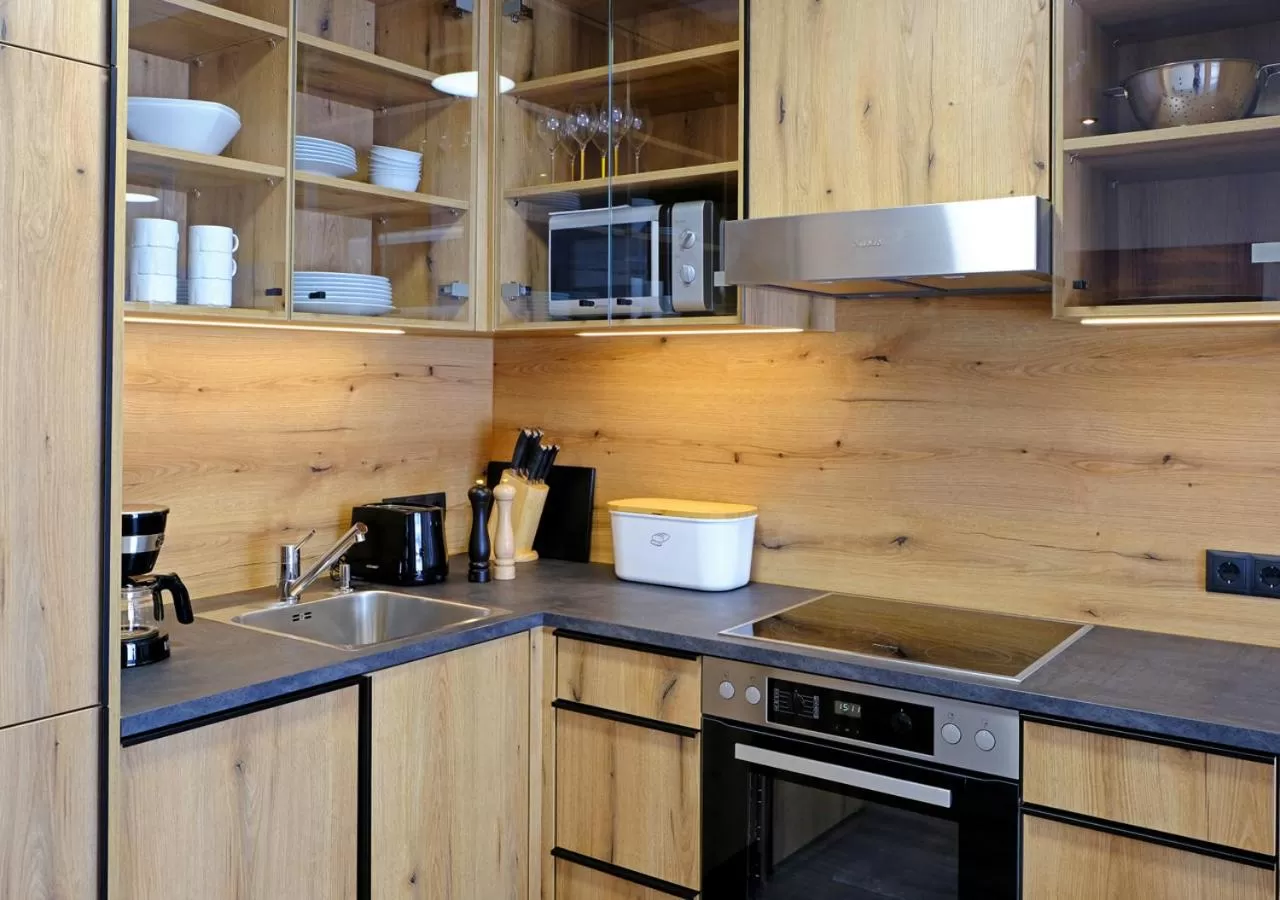 Kitchen or kitchenette in Hotel Bayerischer Hof
