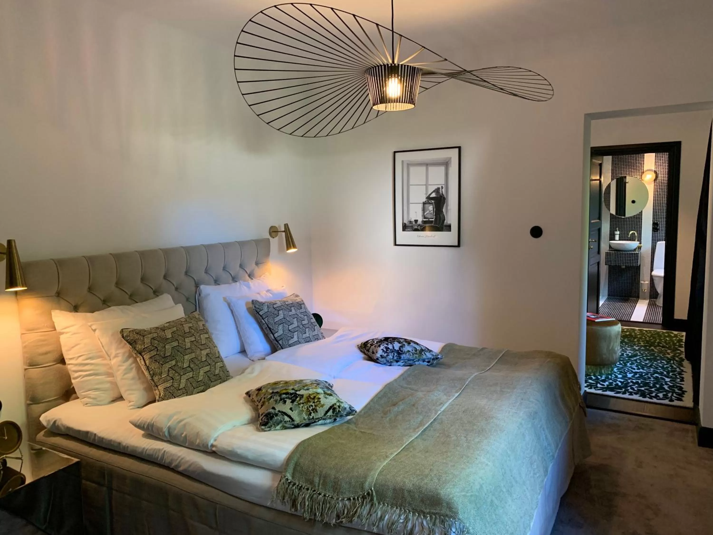 Bedroom, Bed in Hesselby Slott