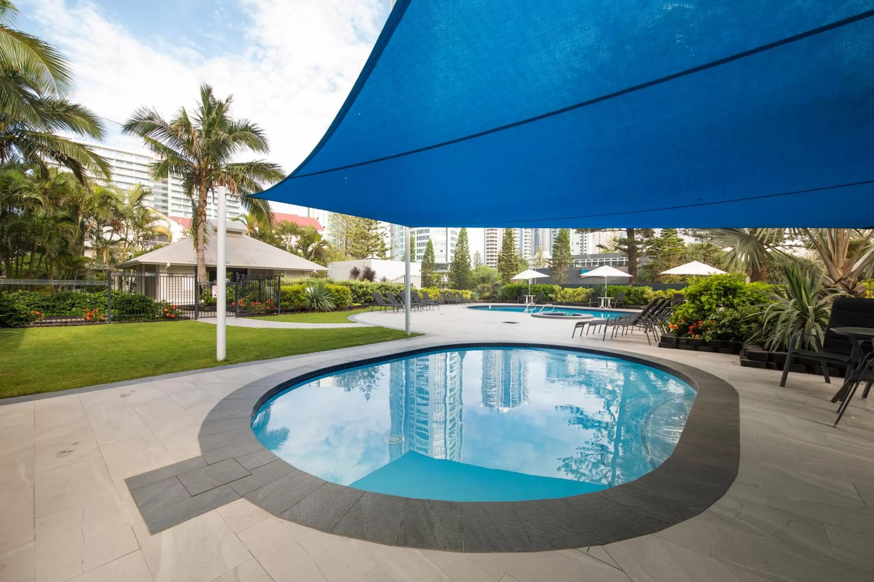 Swimming pool in BreakFree Longbeach Resort