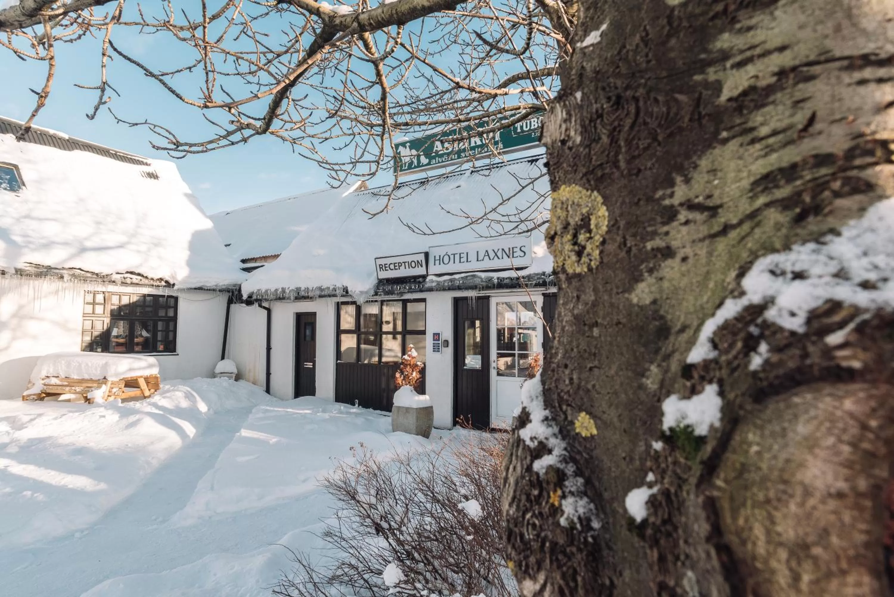 Facade/entrance in Hotel Laxnes