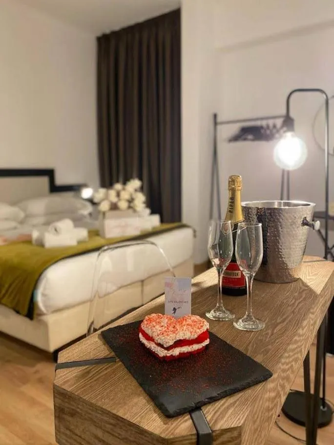 Bed in Hotel Olimpia