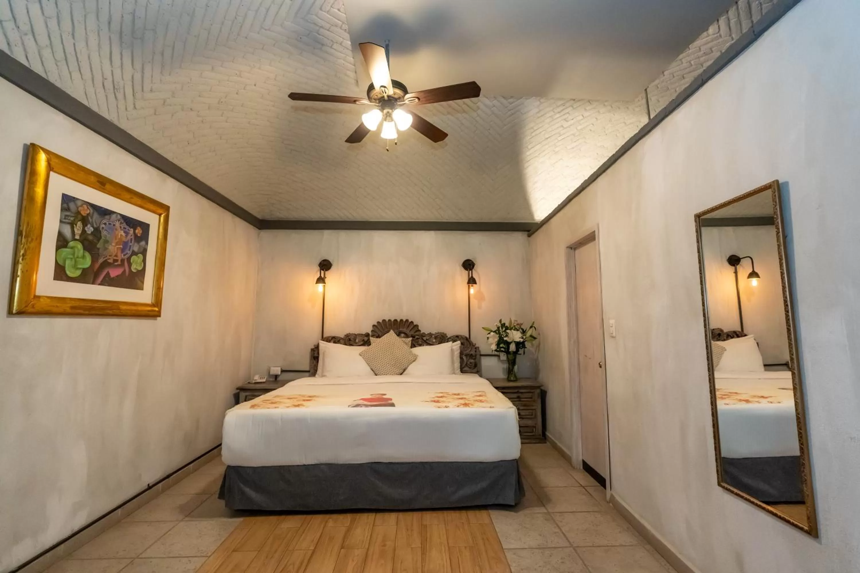 View (from property/room), Bed in Casa Naré Adults Only