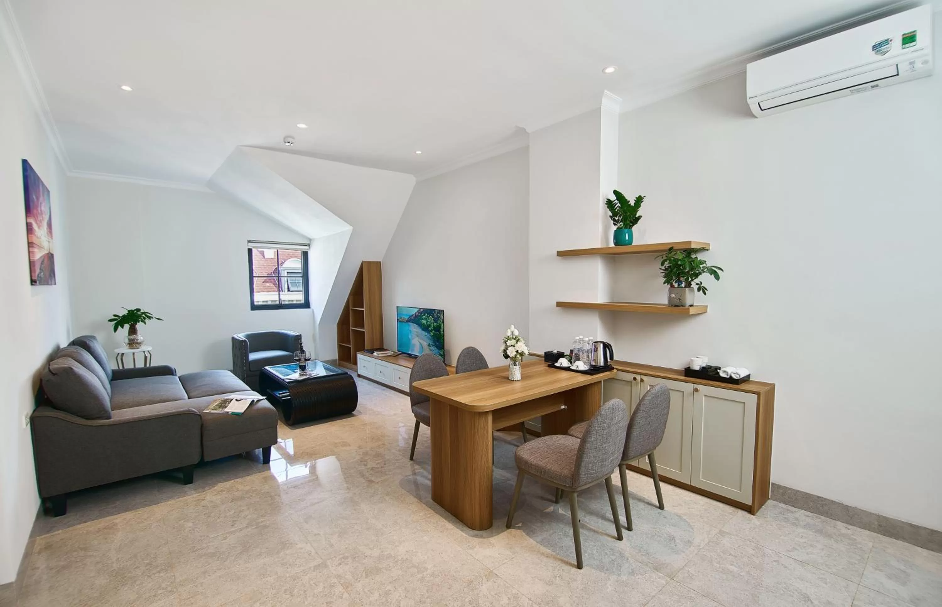 Living room in The Yen Residences Halong