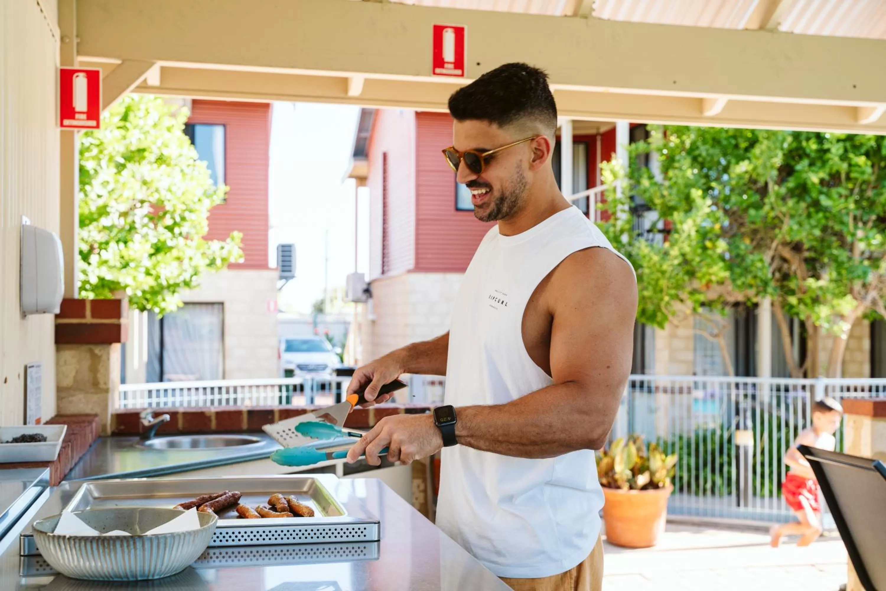 BBQ facilities in Amalfi Resort Busselton's Best Kept Secret