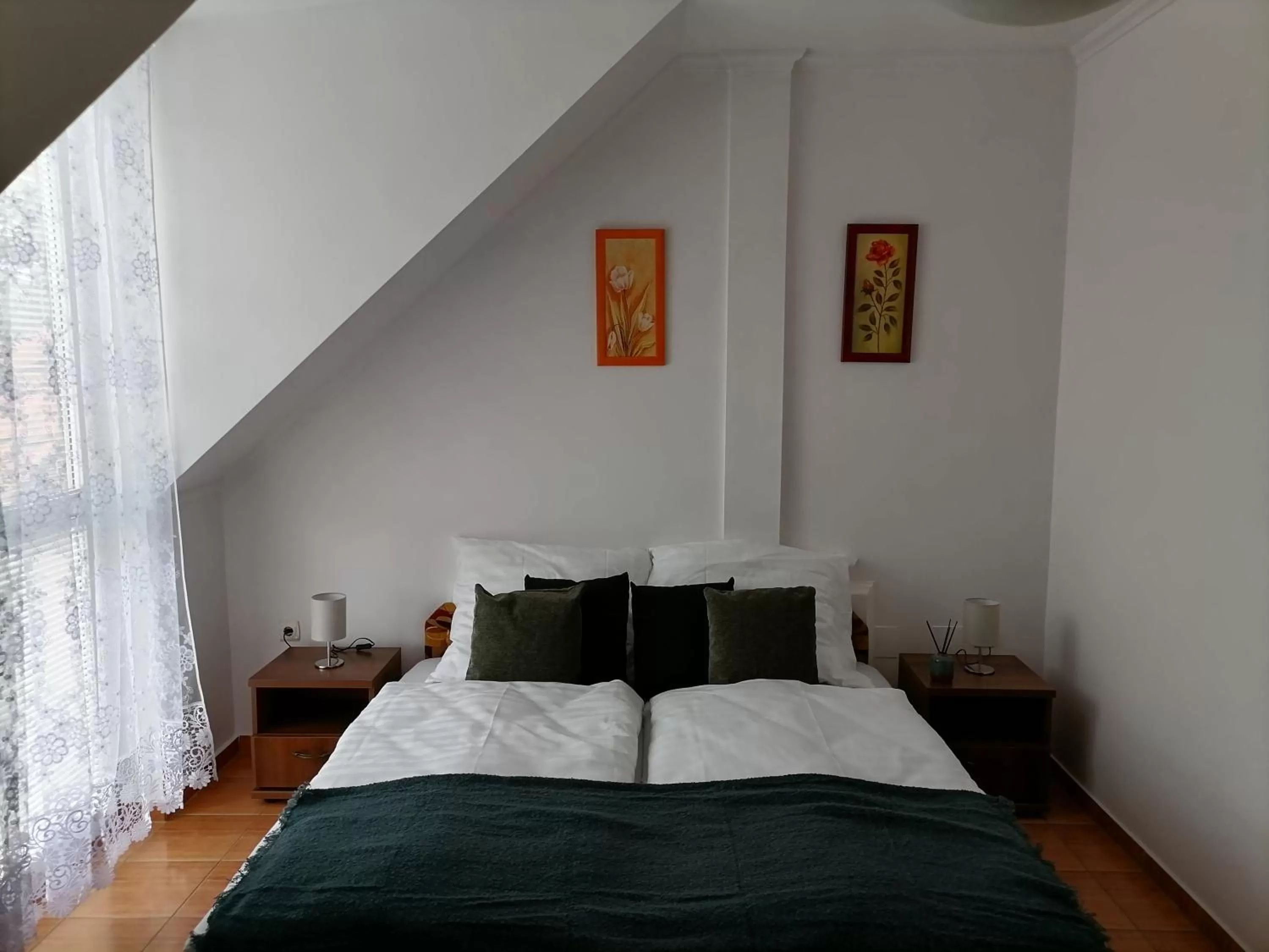 Bed in Aqua Oazis Apartman