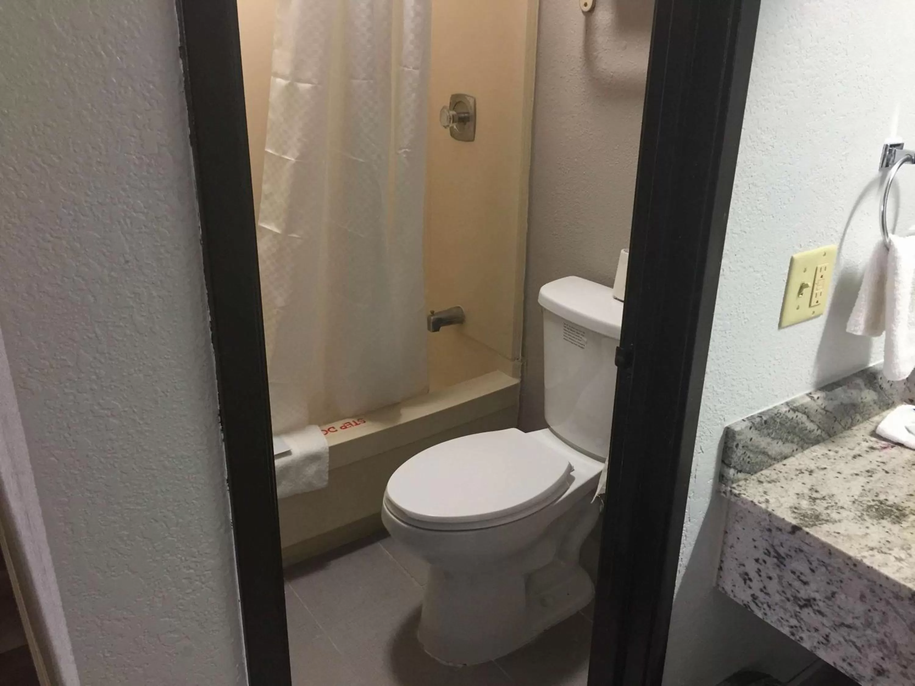 Bathroom in Motel 6-Burnsville, MN