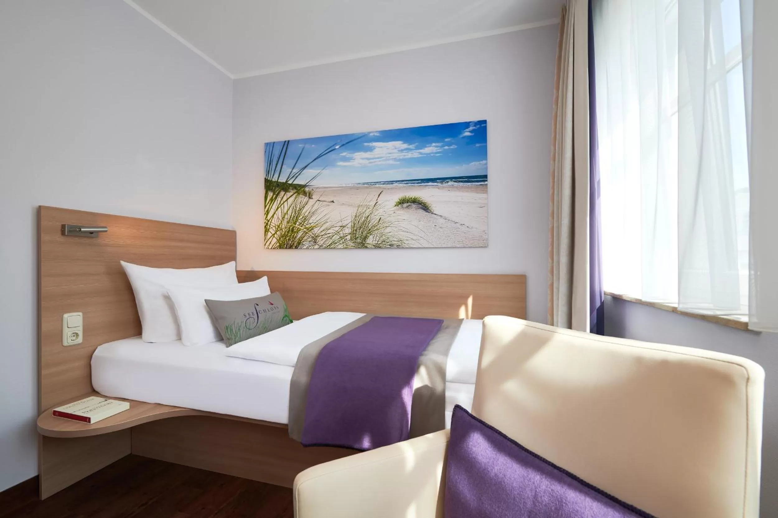 Bed in Seeschloss Sellin