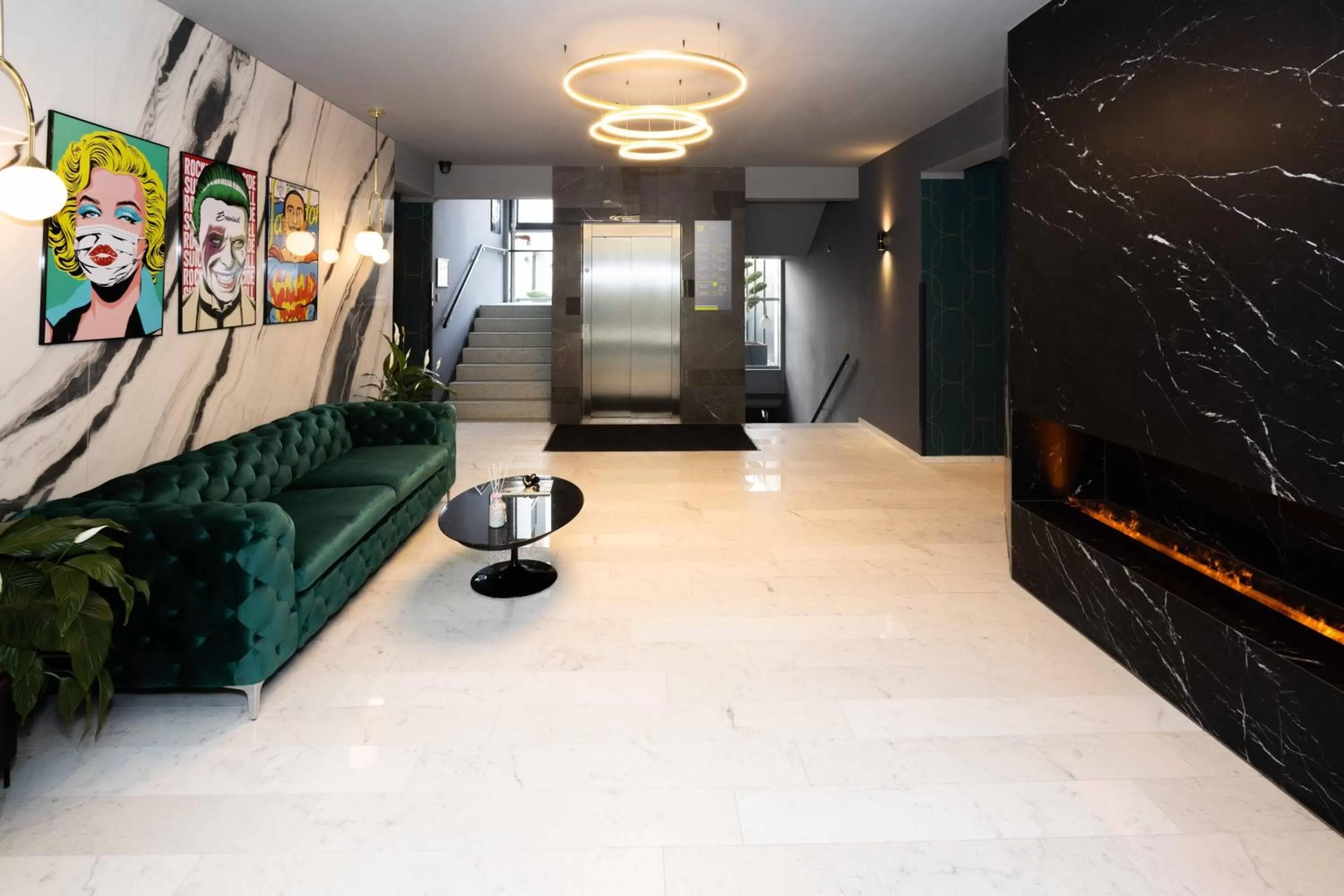 Lobby or reception in Eco Smart Apartments Premium City