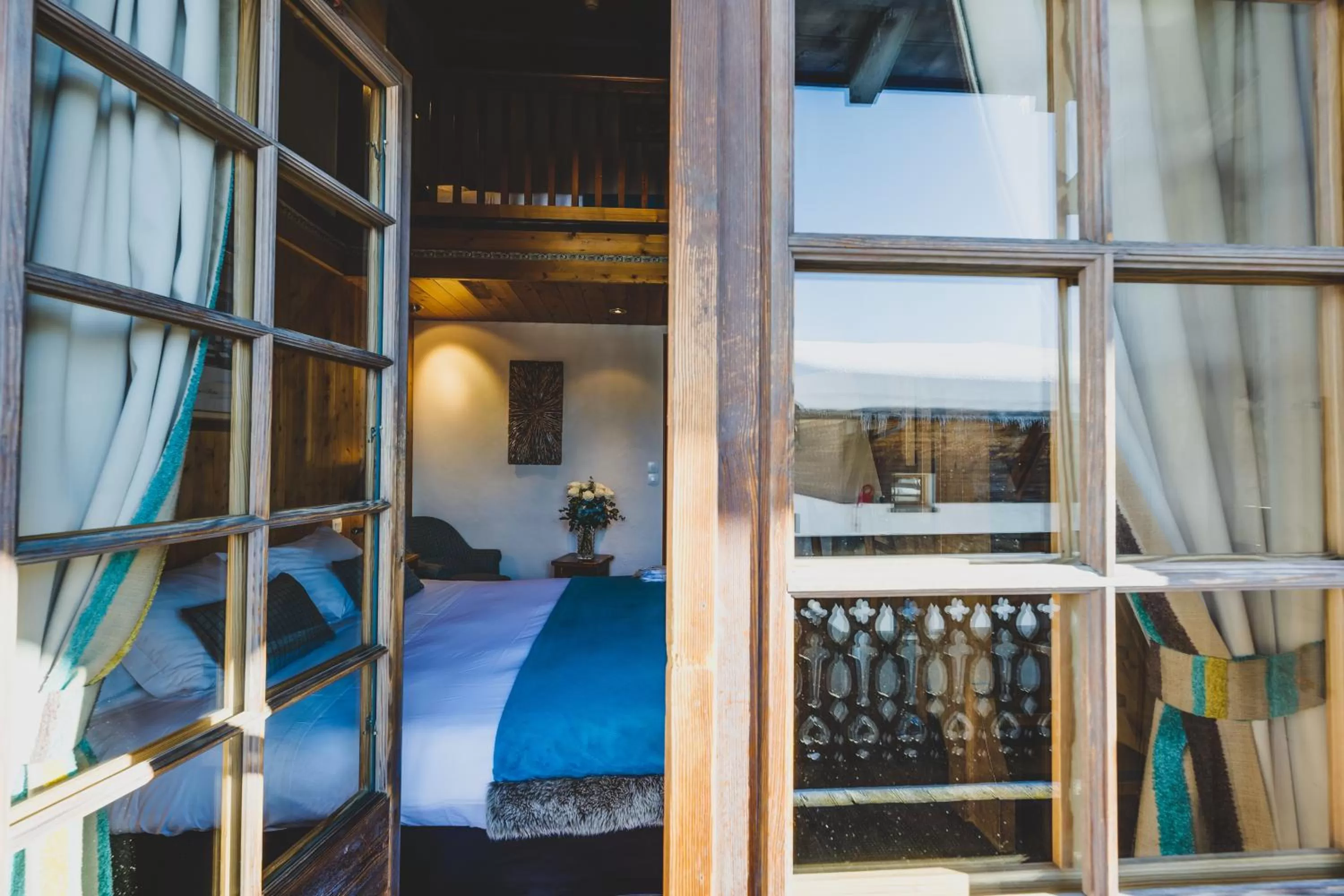 Photo of the whole room, Bed in Hôtel La Grange d'Arly