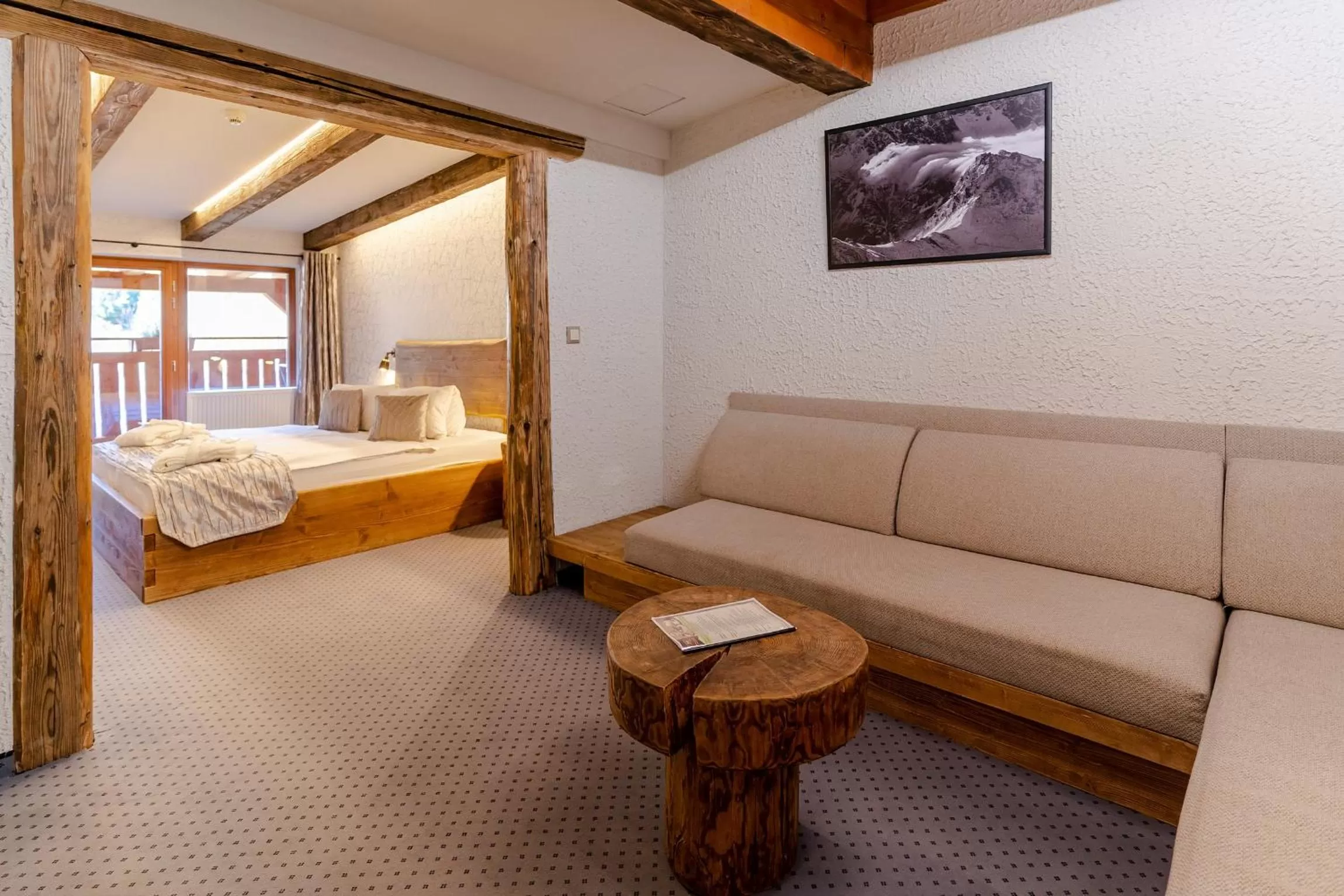 Photo of the whole room, Bed in Hotel Strachanovka - Jánska Koliba