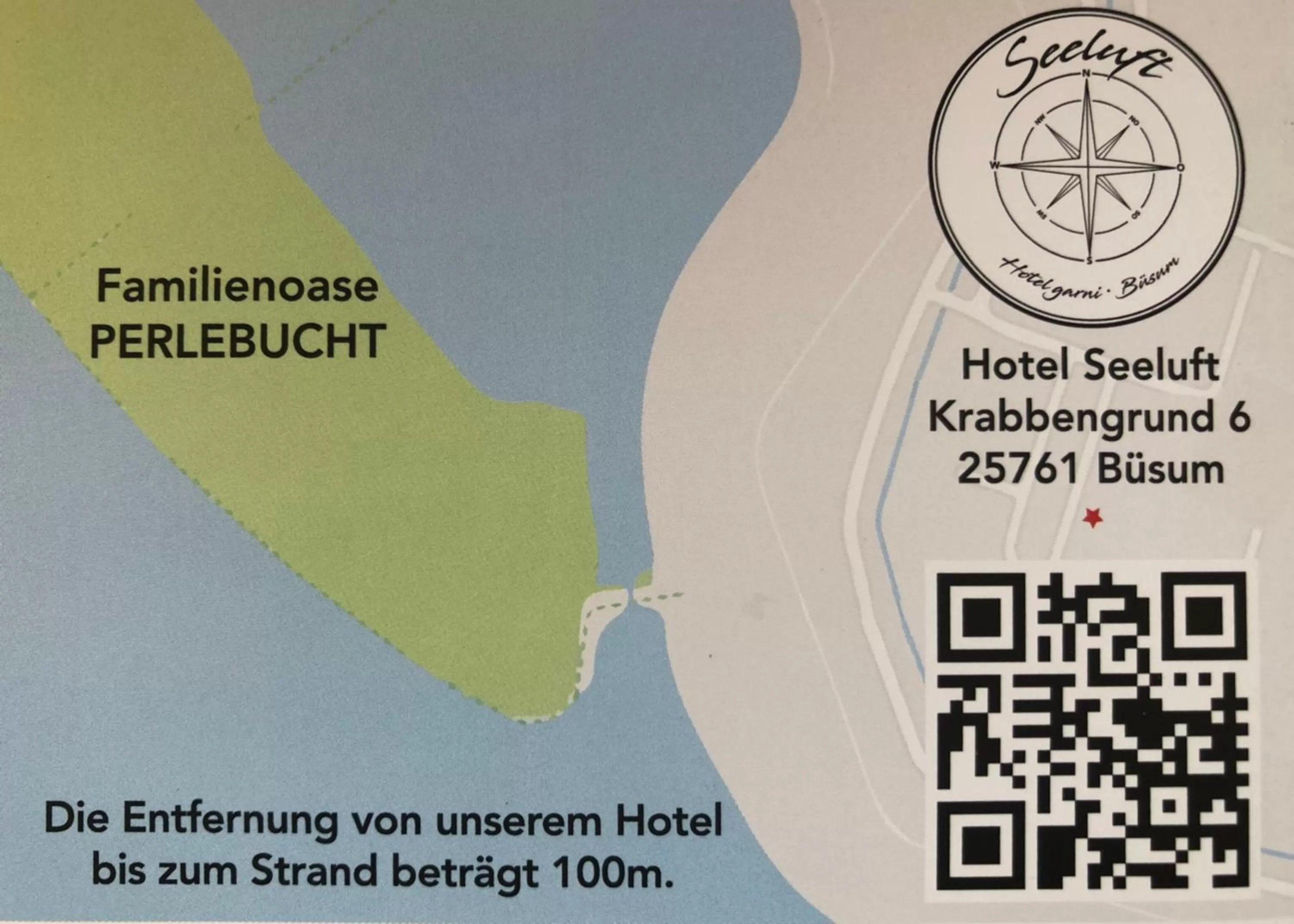 Location in Hotel garni Seeluft Büsum
