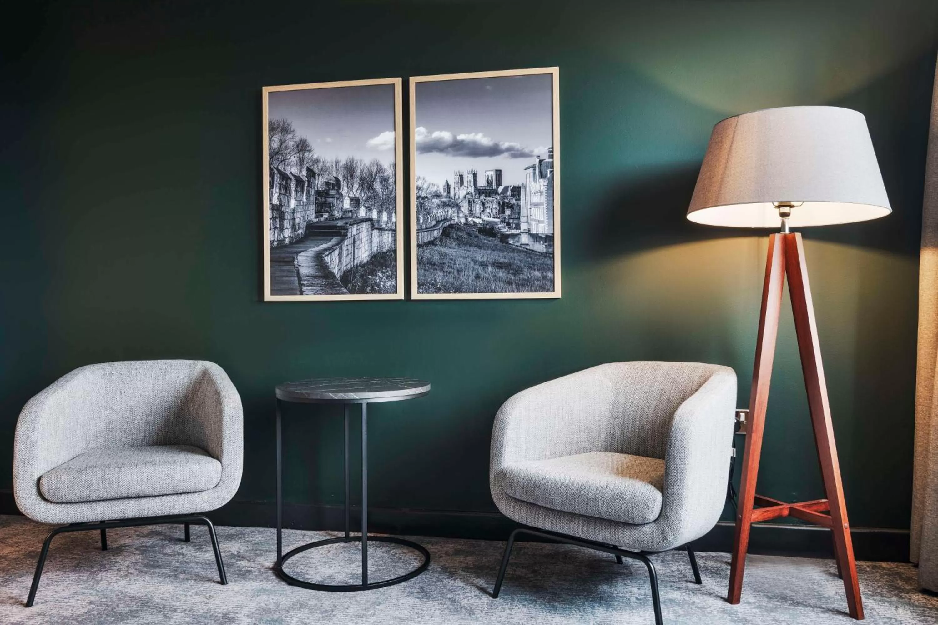 Seating area in Radisson Hotel York