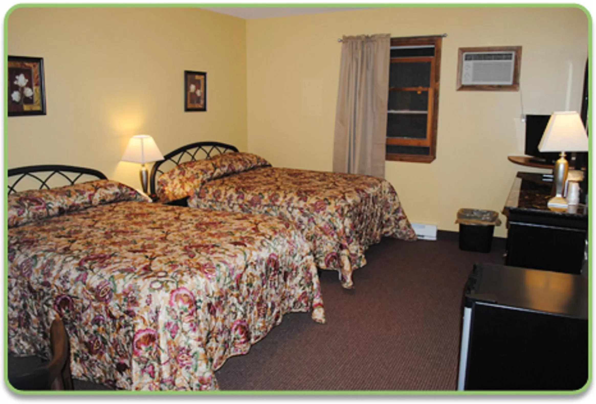 Night, Bed in Fran Cove Motel