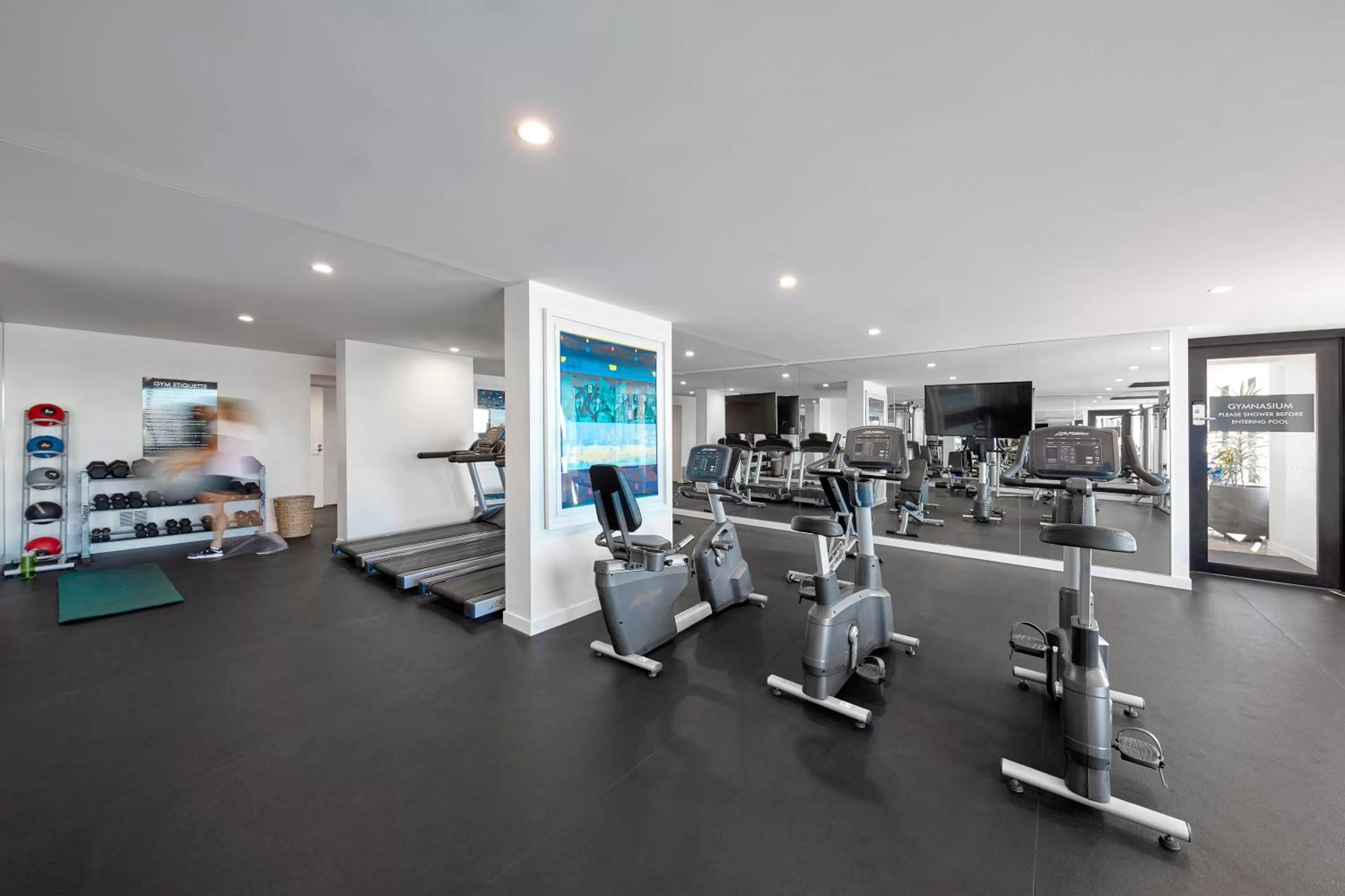 Fitness centre/facilities in The Johnson Brisbane - Art Series