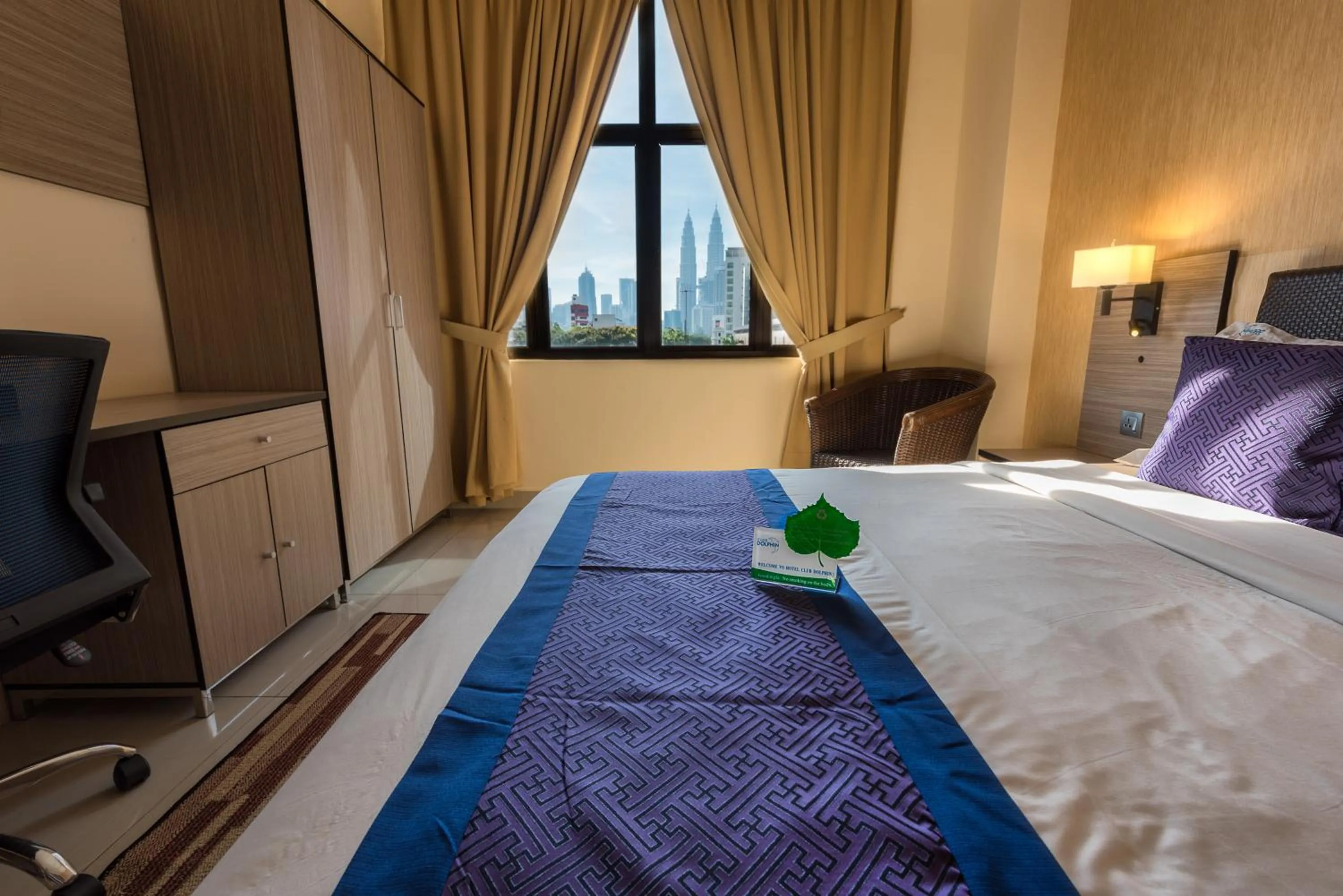 Bed in Dolphin Hotel, Chow Kit Kuala Lumpur