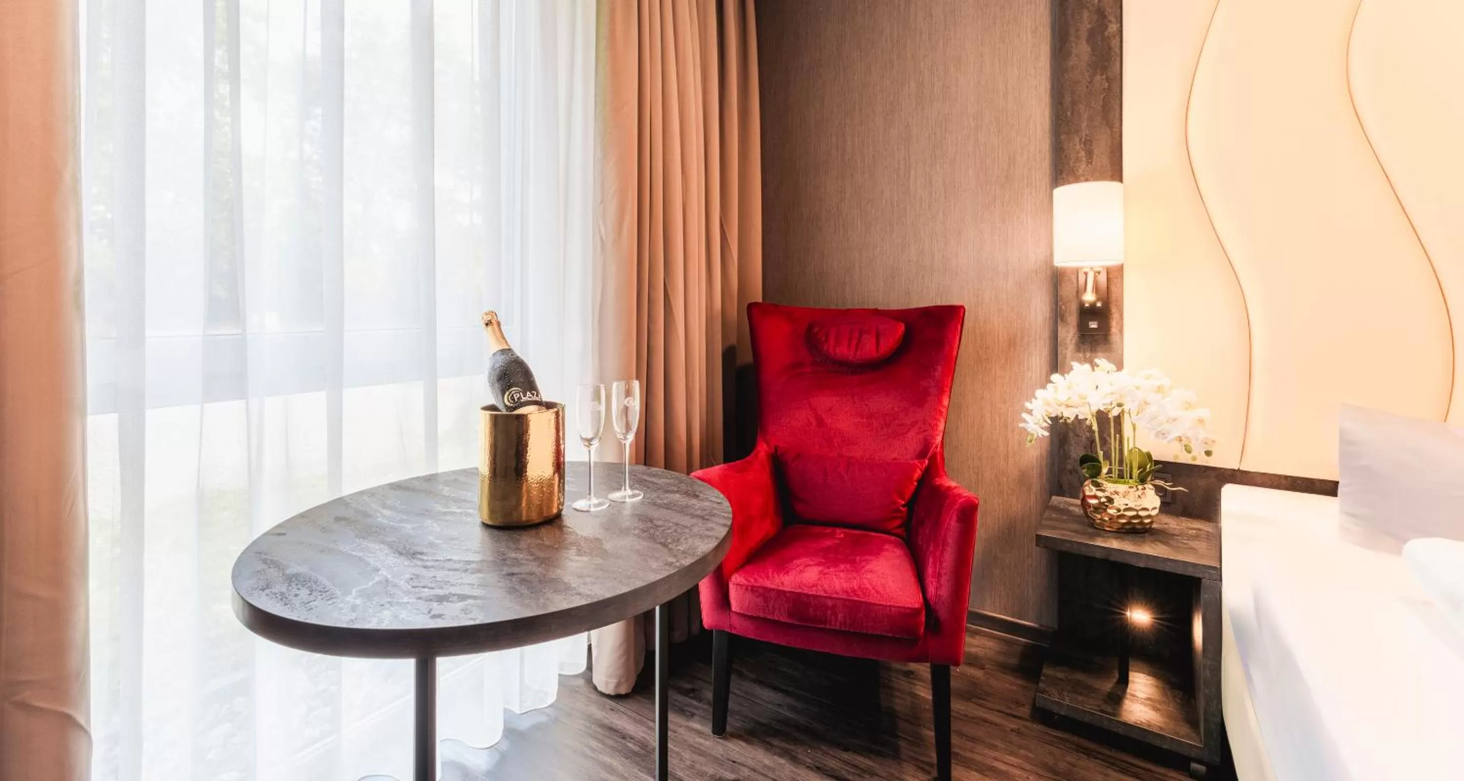 Seating area in PLAZA INN Recklinghausen