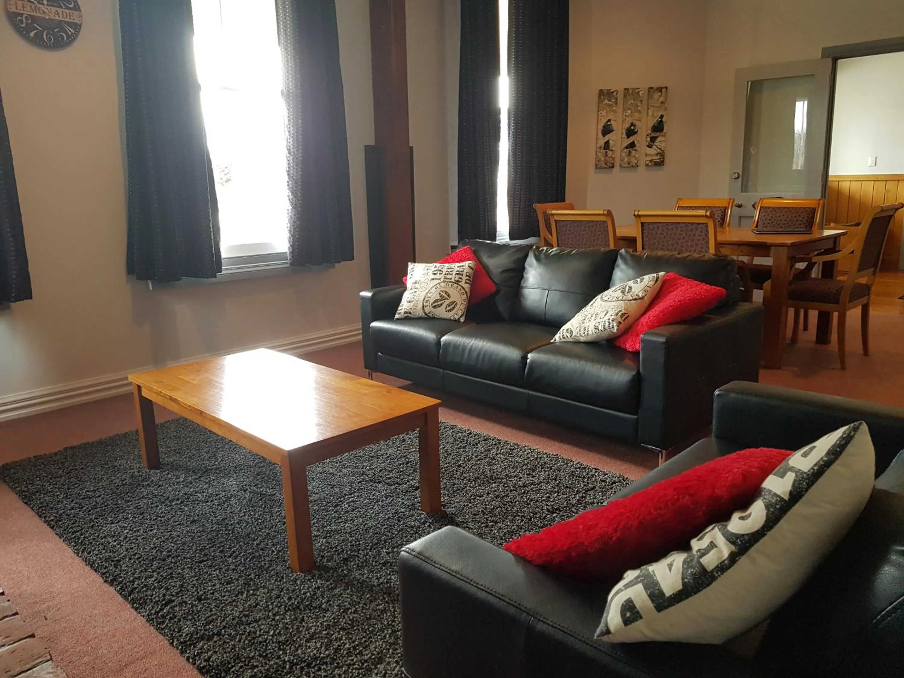 Living room in Abisko Lodge