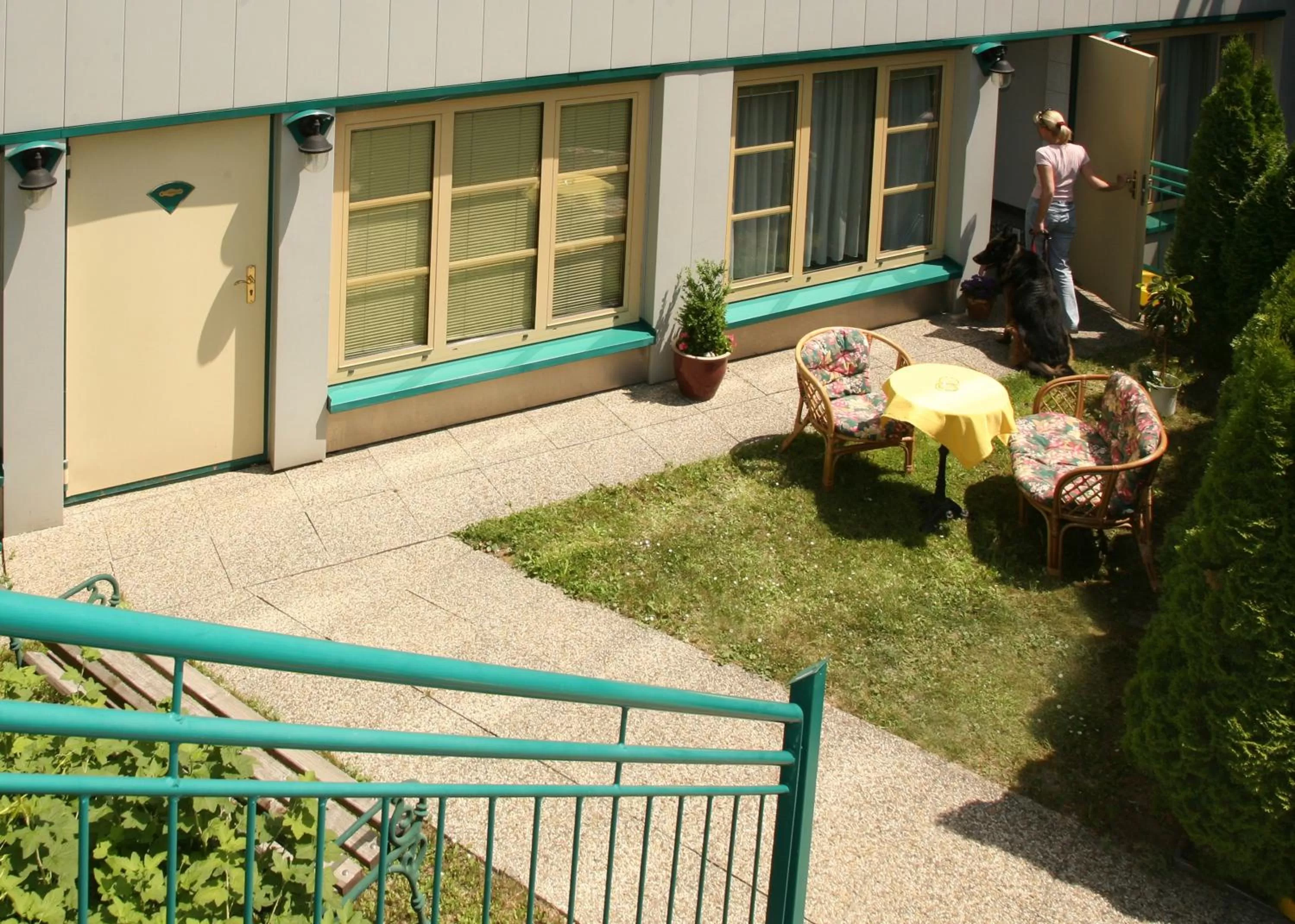 Garden in Hotel Asperner Löwe