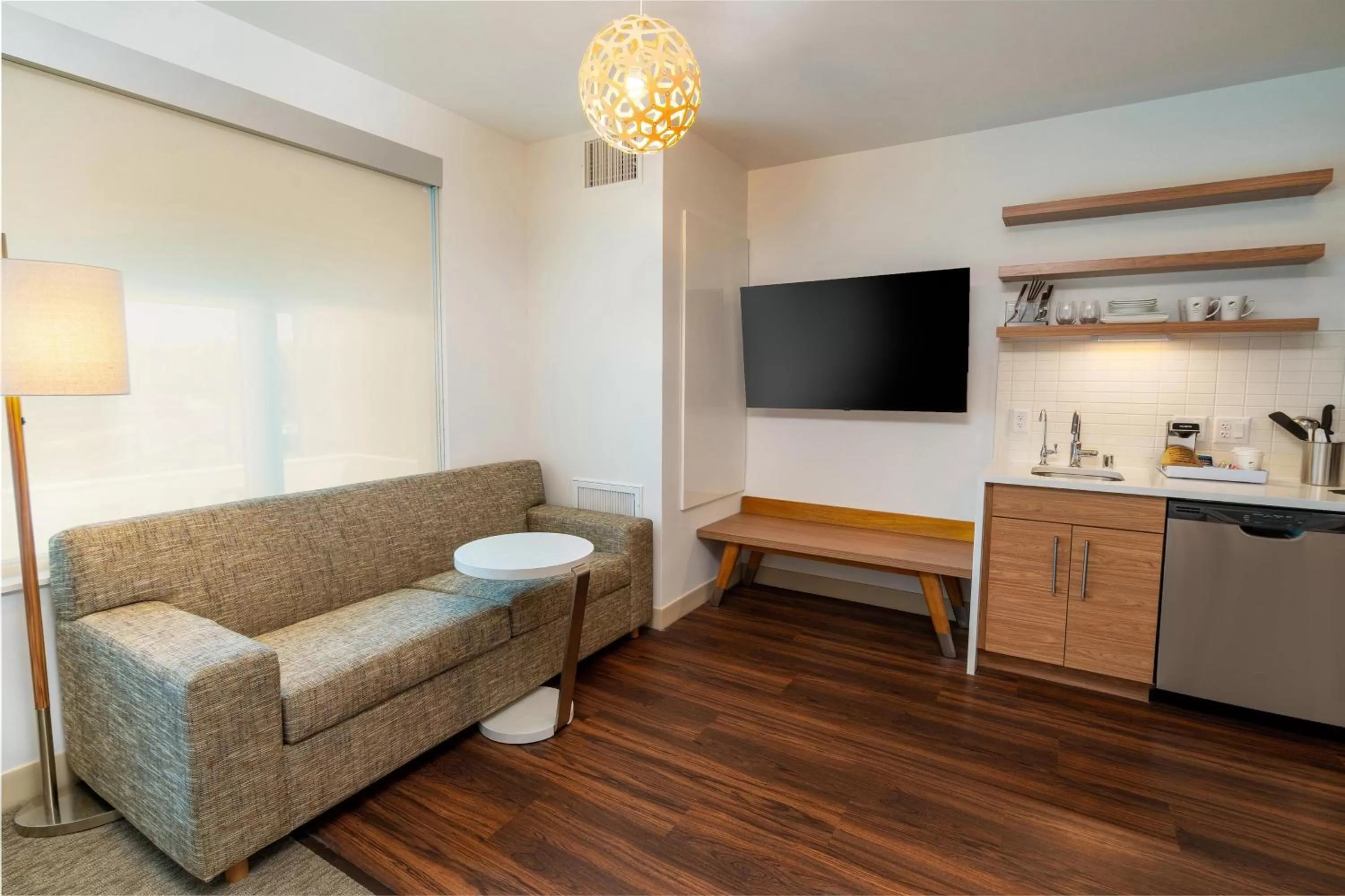 Living room in Element Sacramento Airport