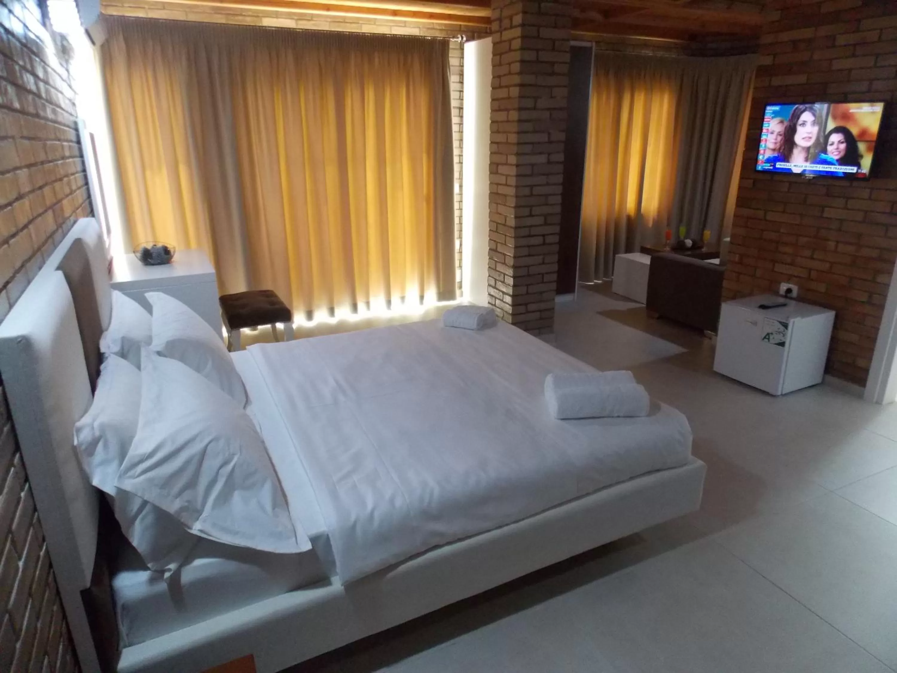 Bed in Hotel Piccolino