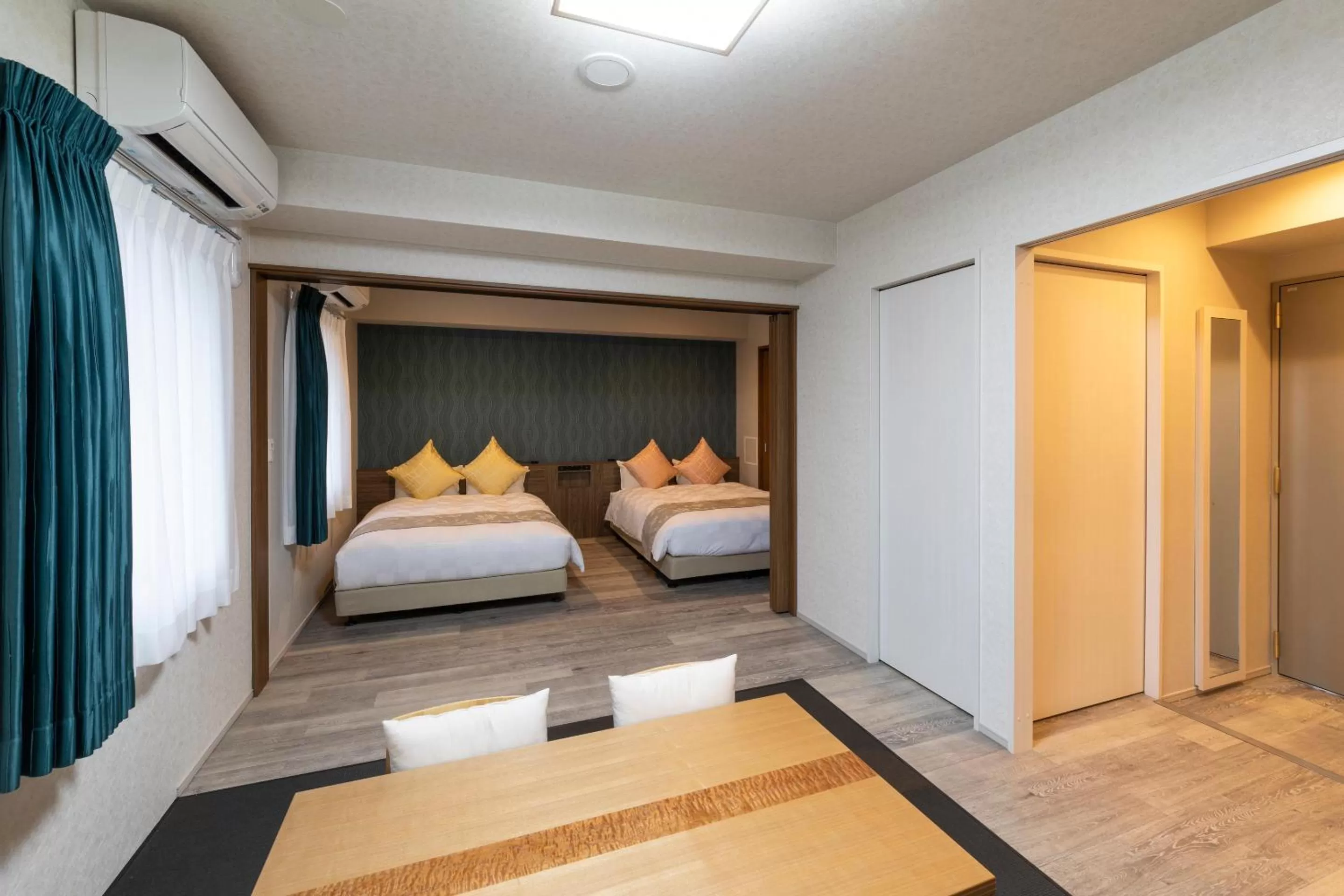 Photo of the whole room, Bed in SARASA HOTEL Dotonbori