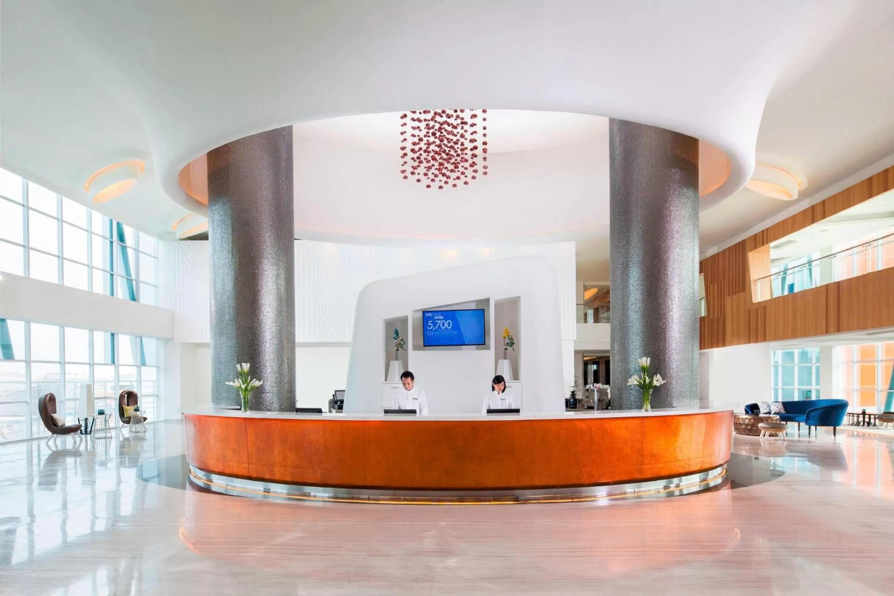 Lobby or reception in Fairfield by Marriott Surabaya