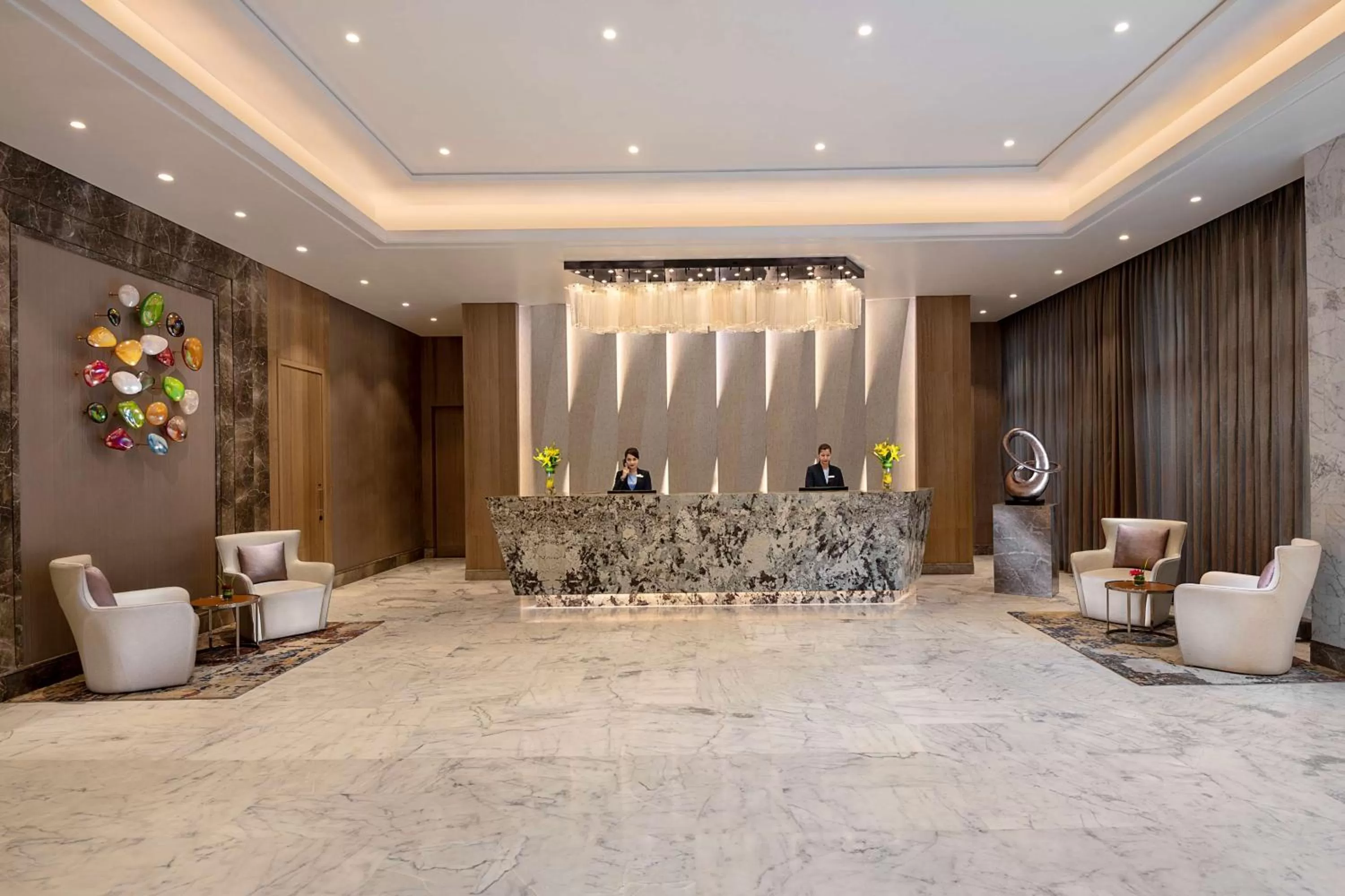 Lobby or reception in Radisson Mumbai Andheri MIDC