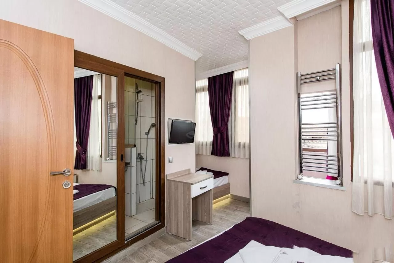 Bed in Olimpiyat Hotel Izmir