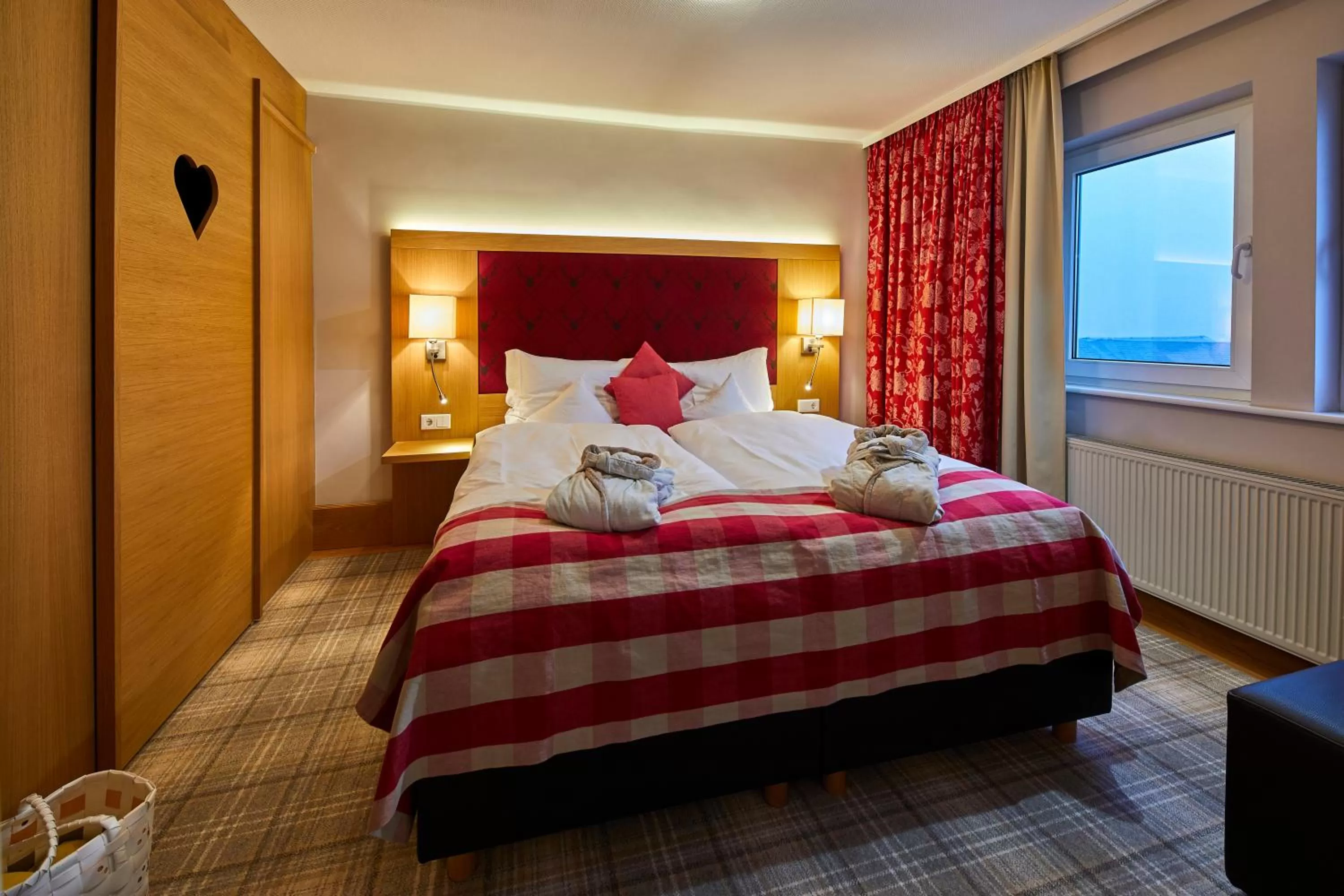 Bed in Hotel Rimberg