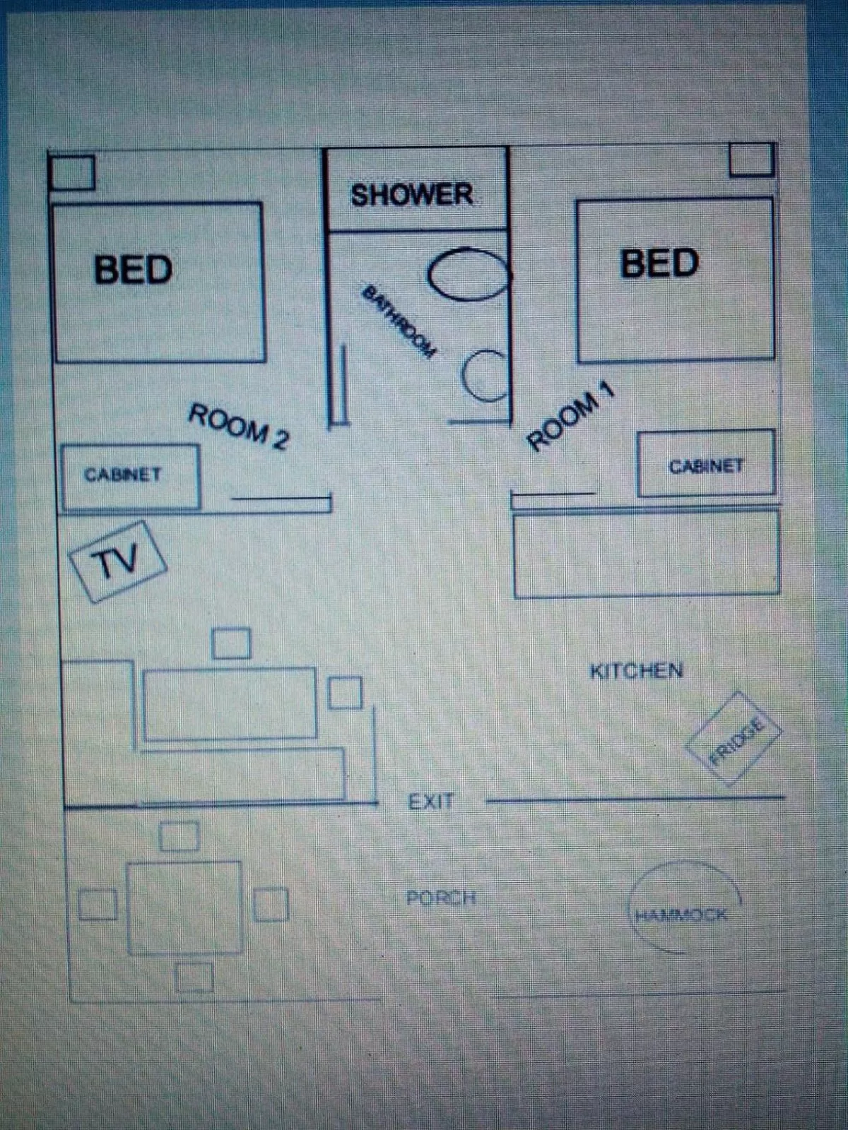 Floor plan in Rainbow Village