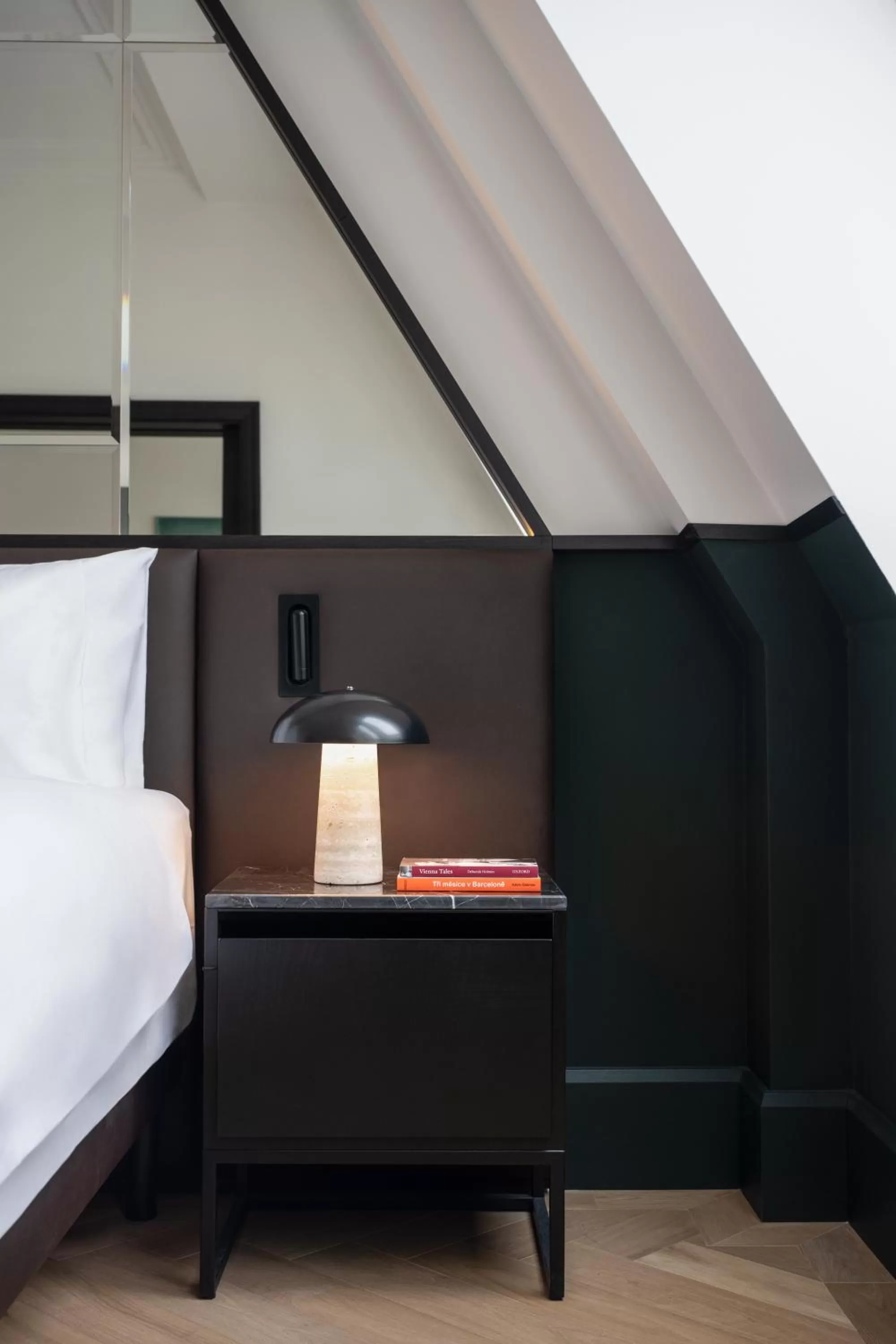 Bedroom, Bed in Almanac X Alcron Prague