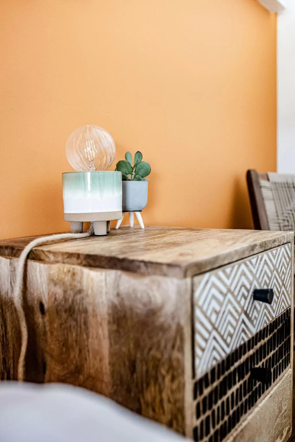 Decorative detail, Bed in TinyParks Cast Away