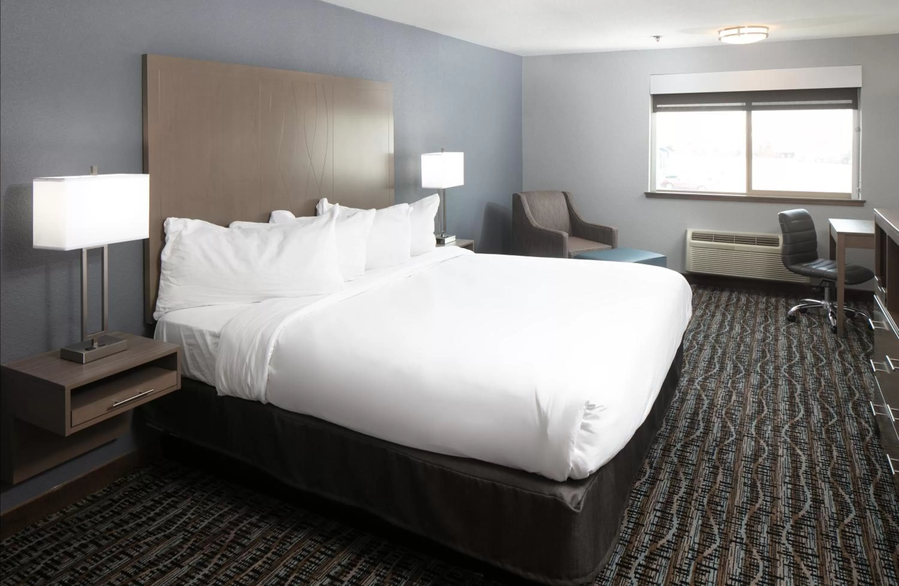 Bed in Hotel 28 Boise Airport, an Ascend Collection Hotel