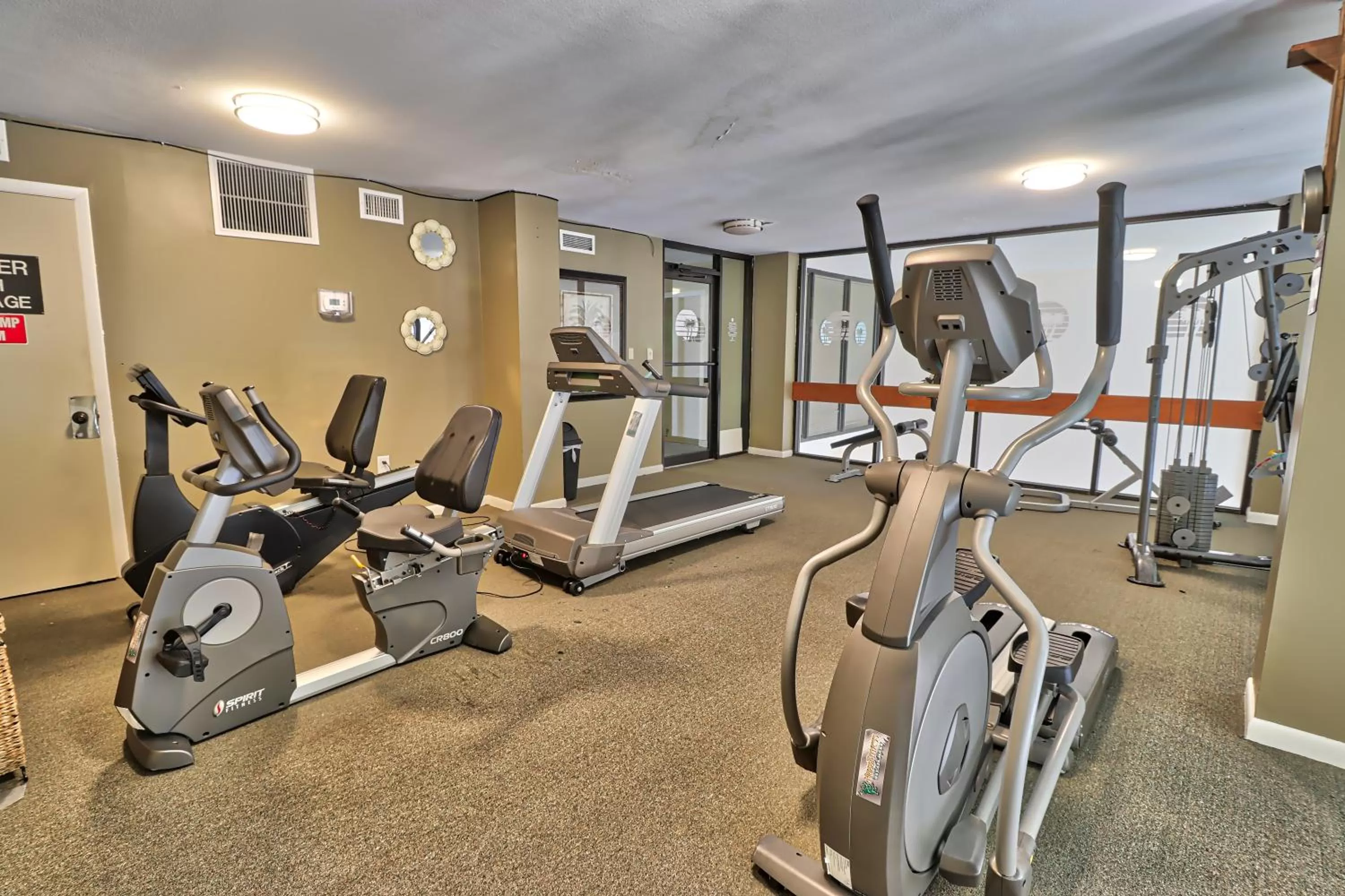 Fitness centre/facilities in Suites at the Beach