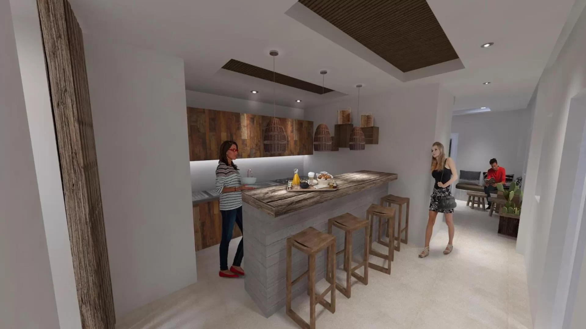 Kitchen or kitchenette in AELLIA HOTEL & SUITES LEROS