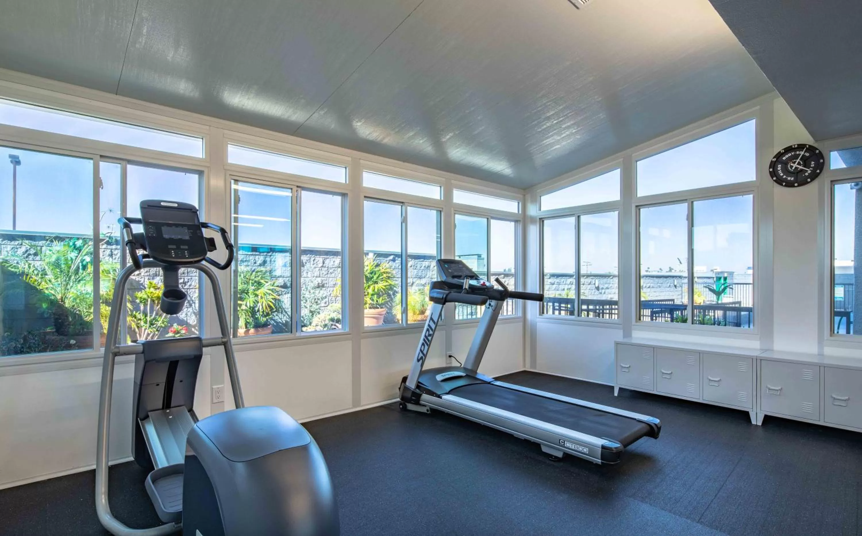 Fitness centre/facilities in New Gardena Hotel
