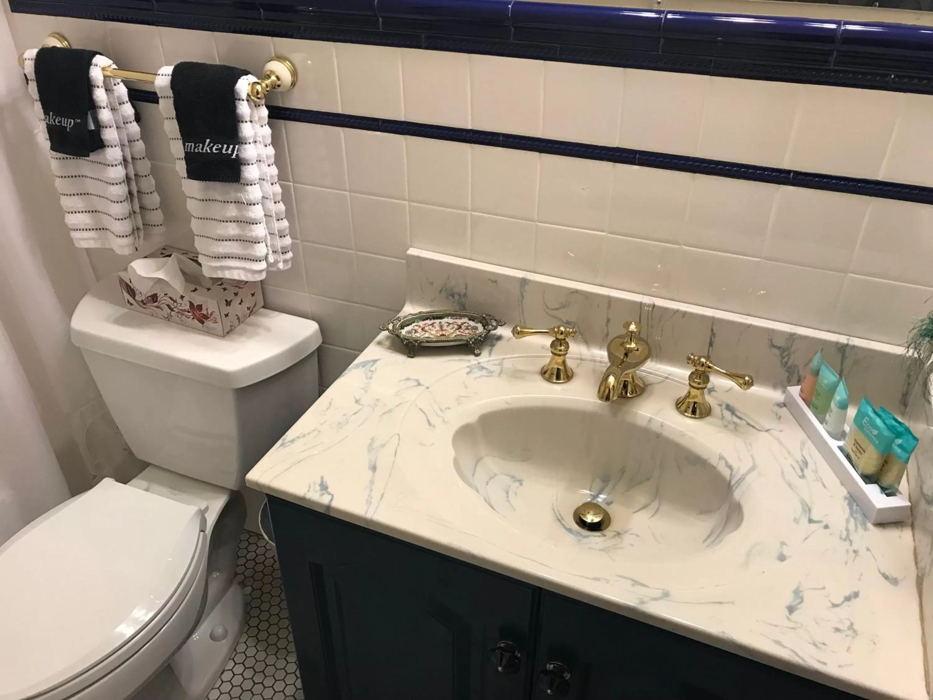 Toilet in Elaine's Cape May Boutique Hotel