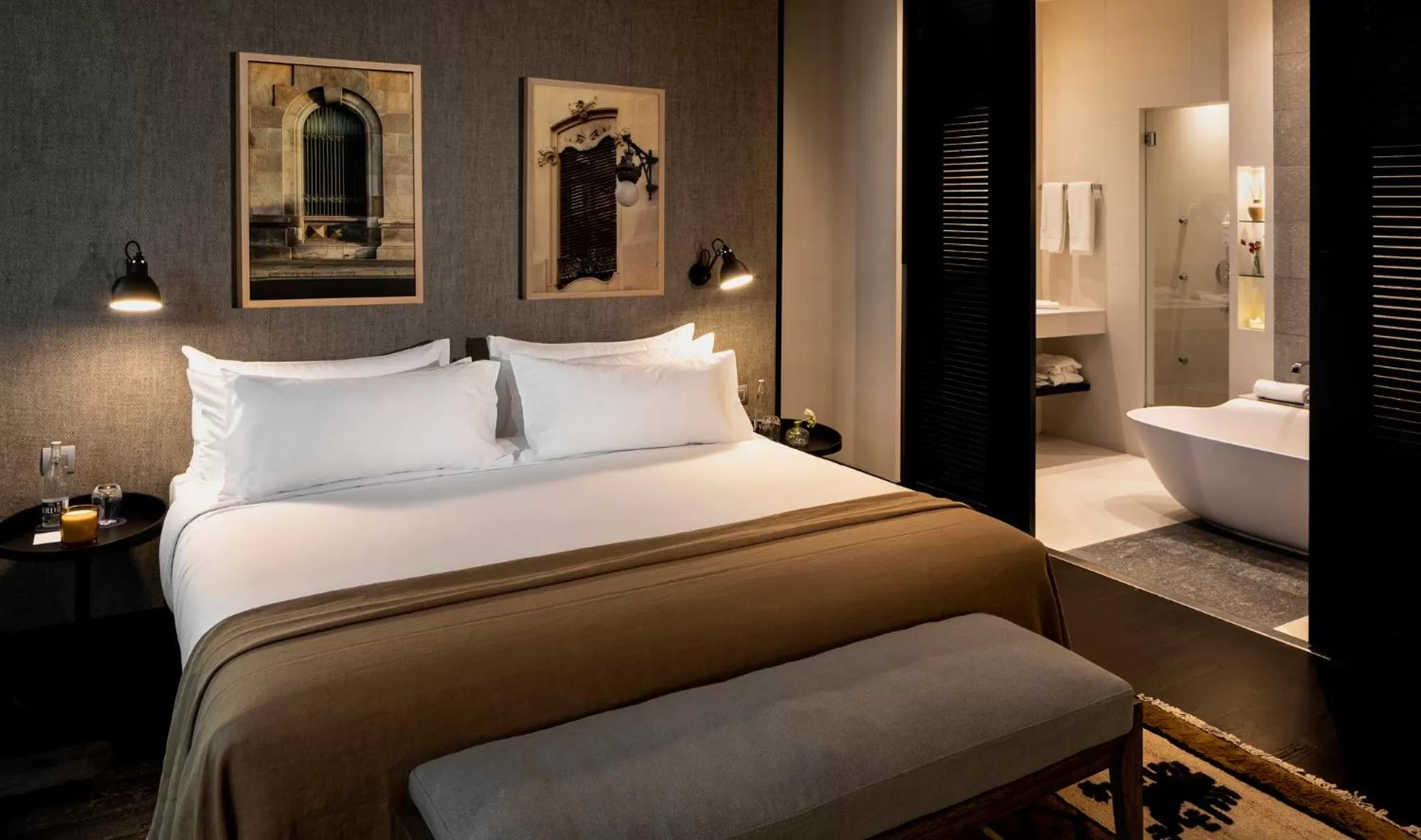 Bed in Hotel Casa Sagnier