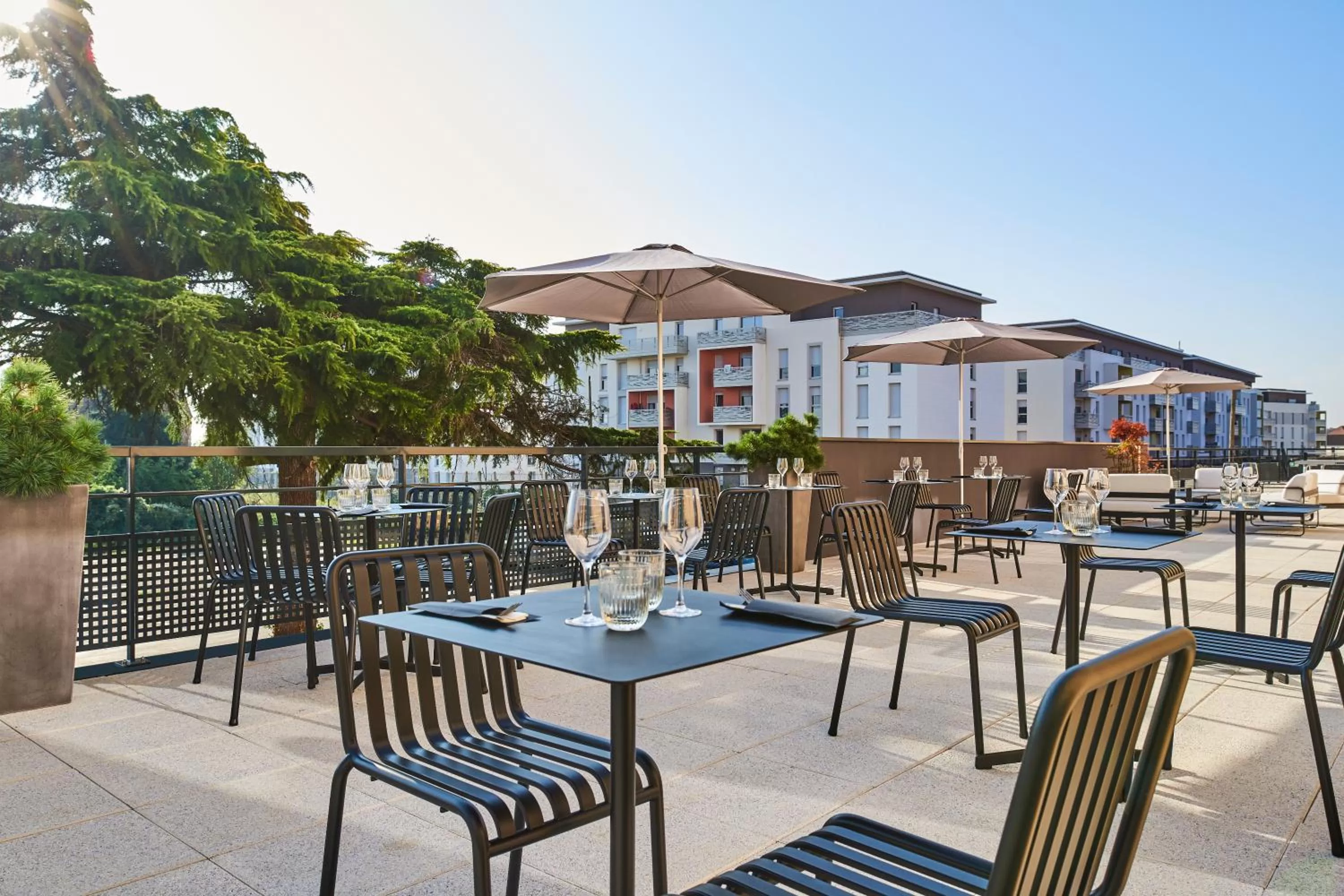 Balcony/Terrace in Ibis Montlhery Paris Sud