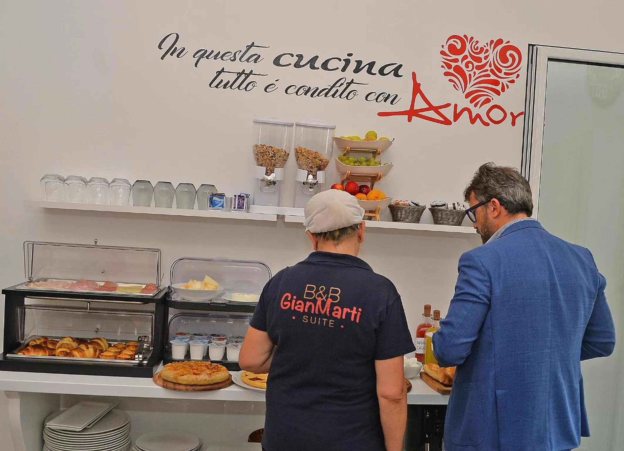 Triple Room with Garden View in B&B Gianmarti Suite