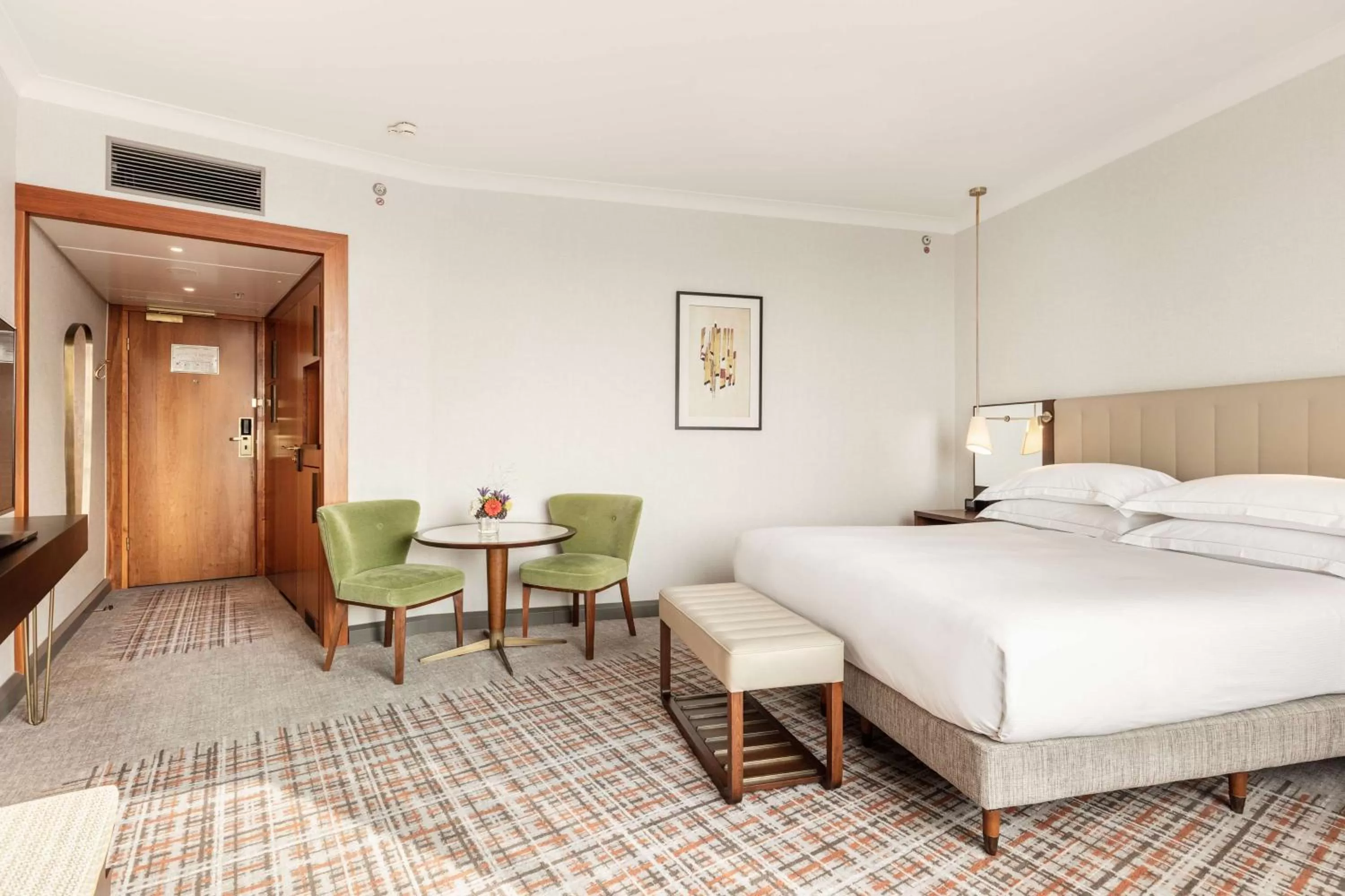 Bed in Hilton Amsterdam