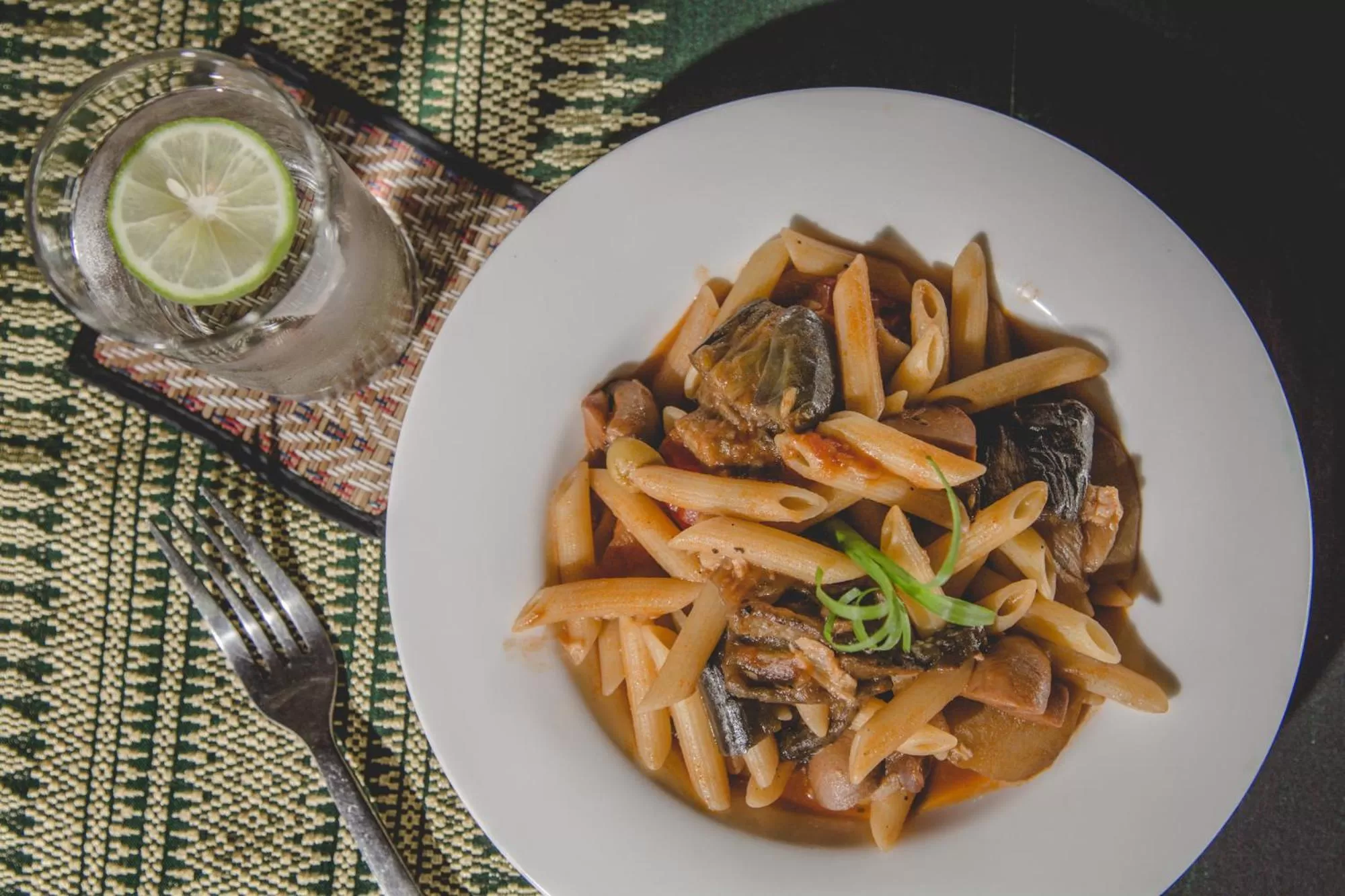 Food close-up in Terres Rouges Lodge