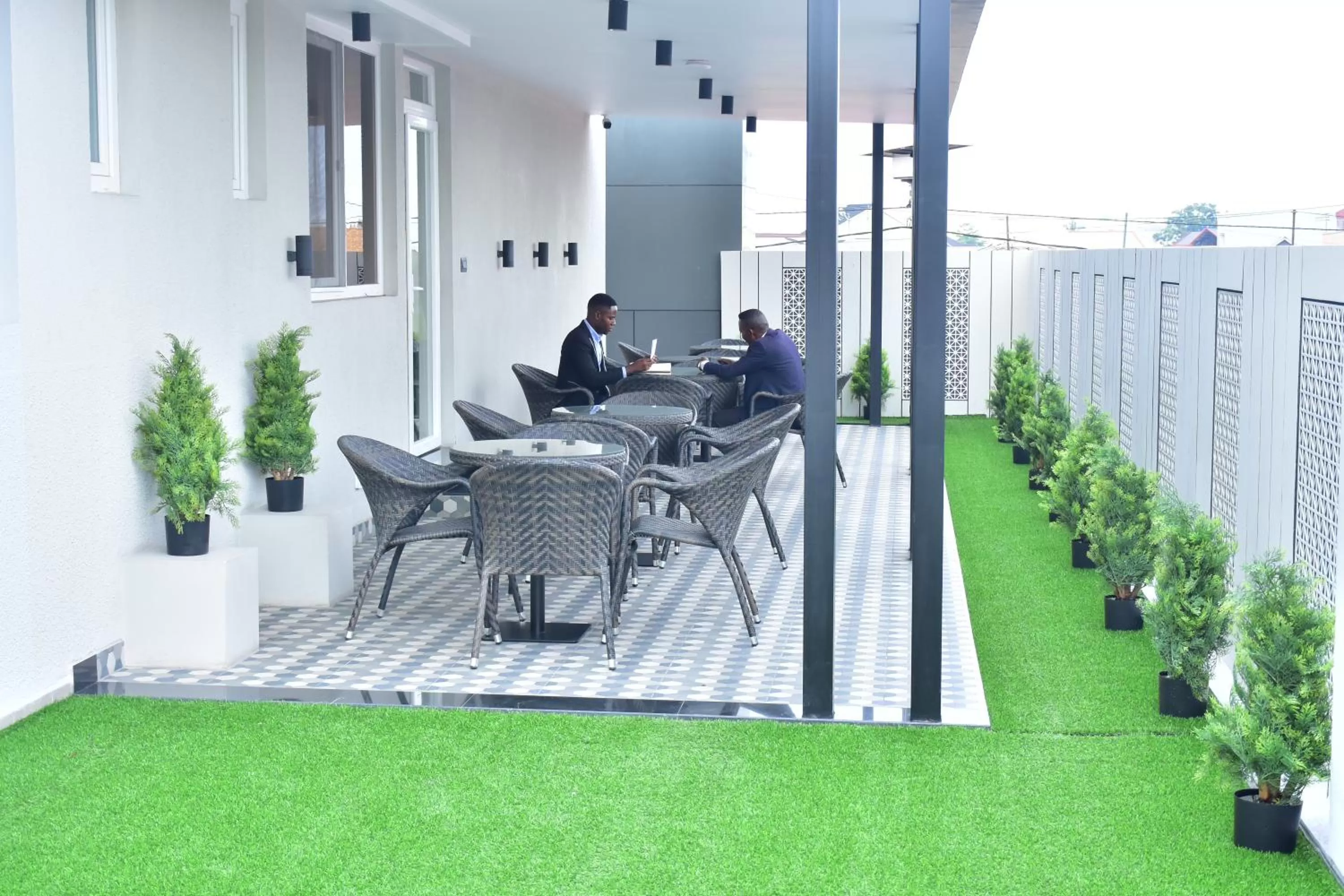 Garden view in Hotel Stella