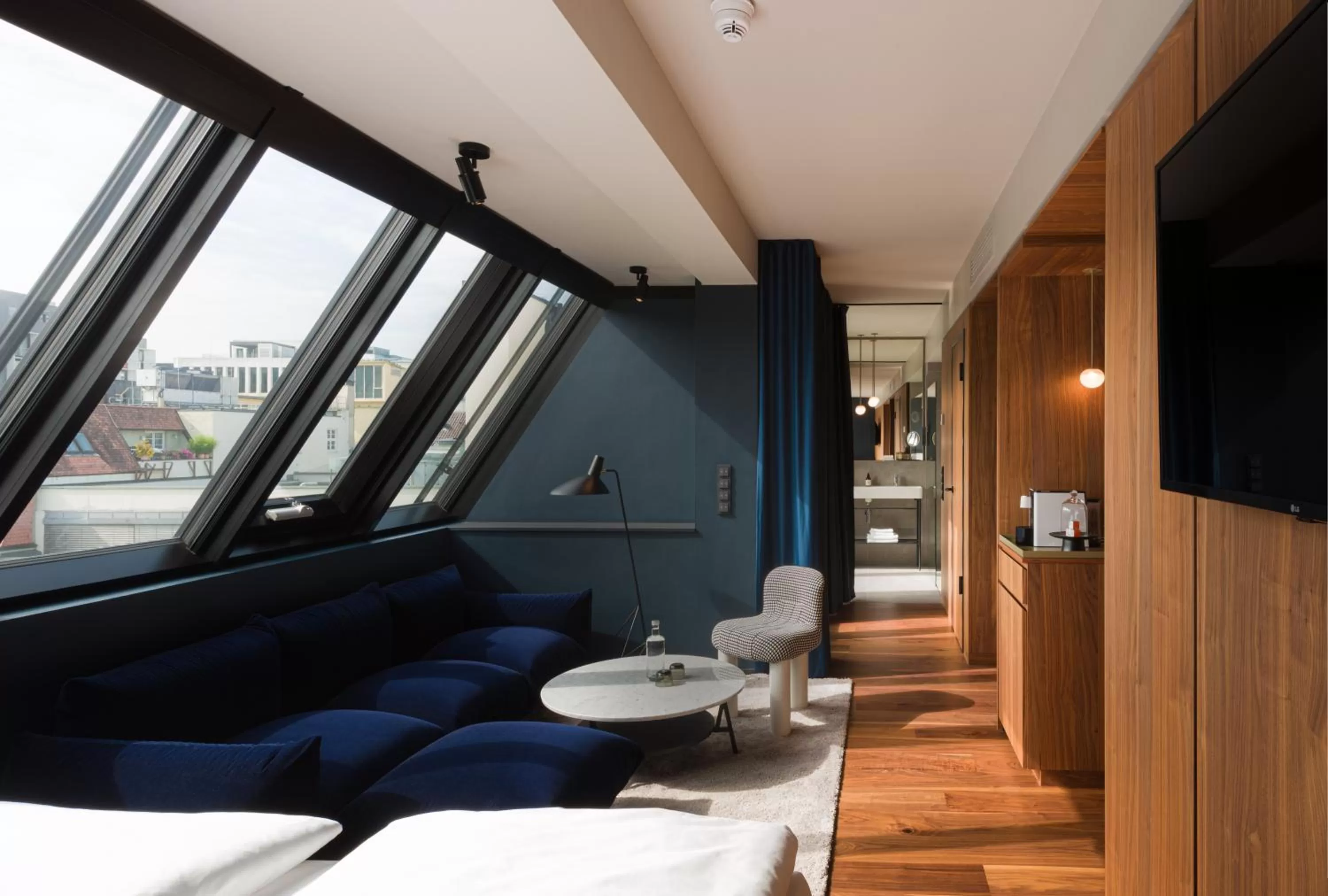 Bed in EmiLu Design Hotel