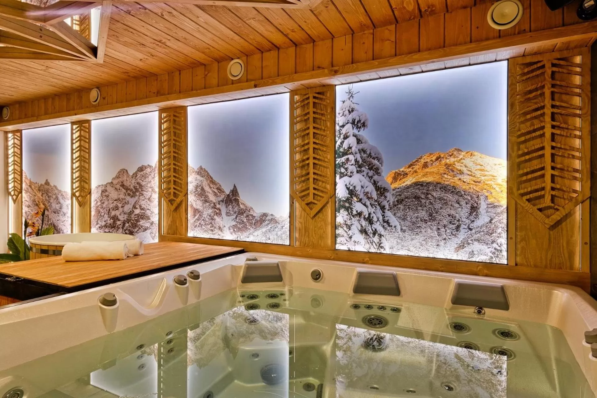 Hot Tub in Rezydencja Górska Odkryj Zakopane